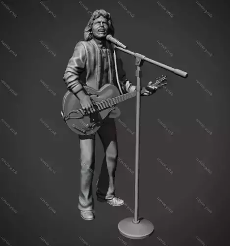 Barry gibb bee gees 3d pronting 3D print model