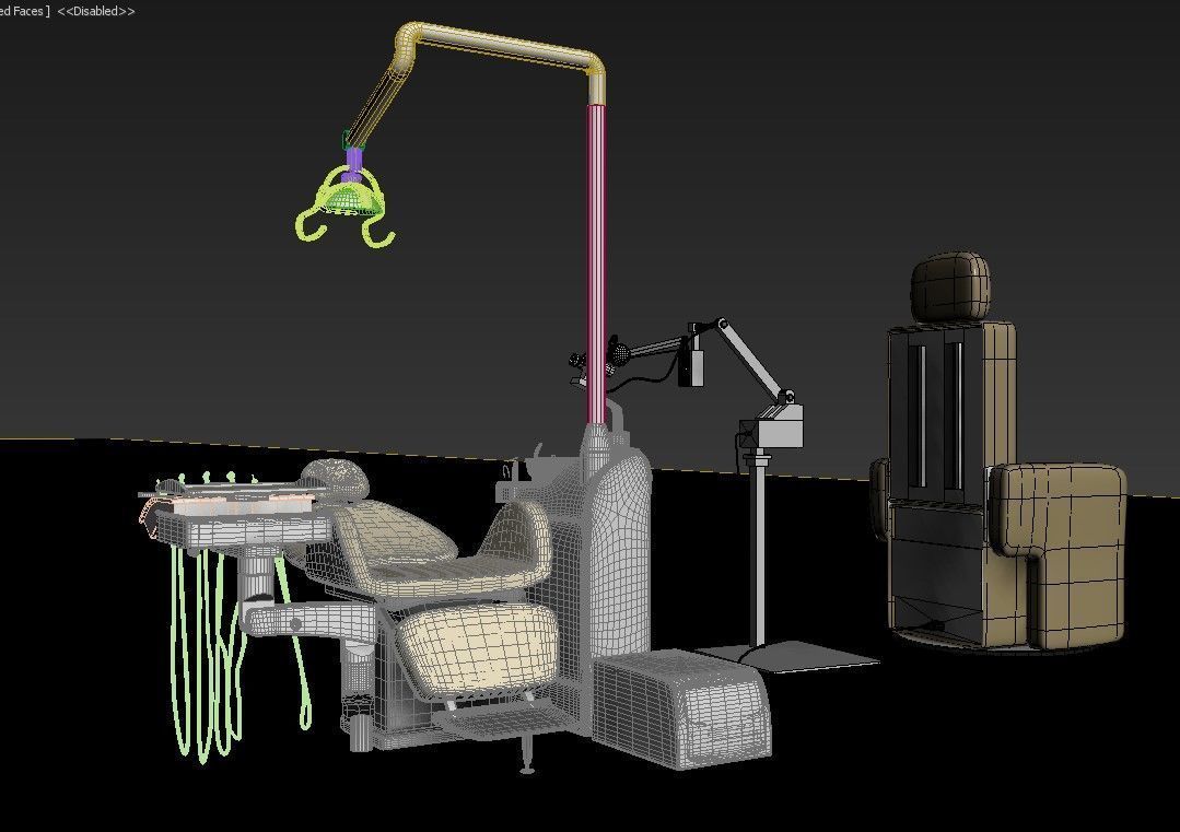 chairs and equipment used in dentistry in japan 3D print model_3
