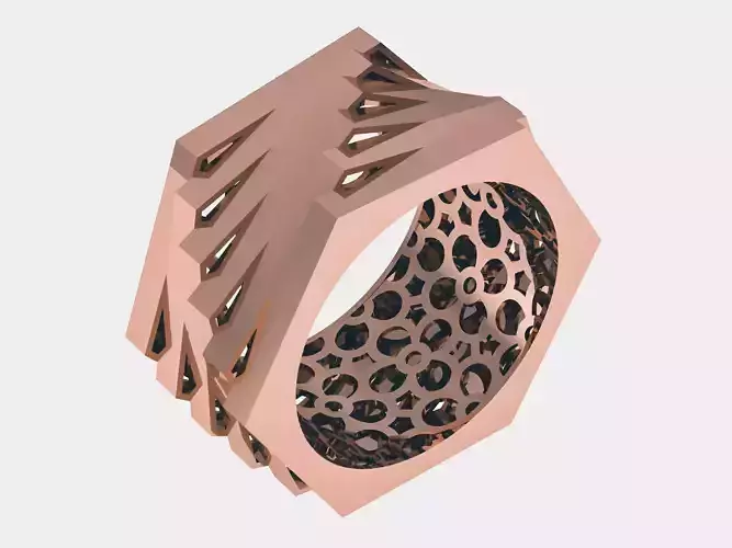 Six in one Plain gold ring