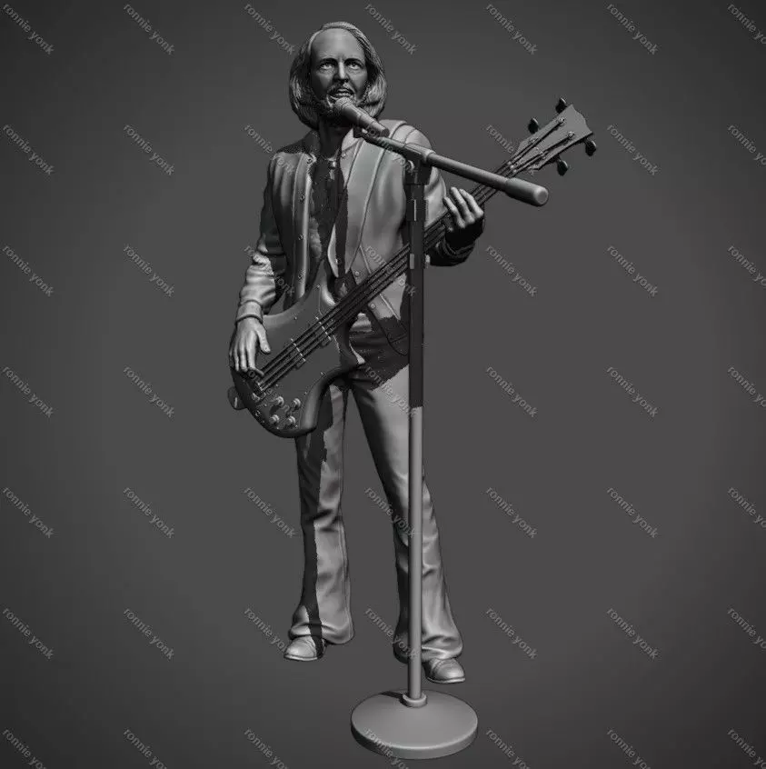 Maurice Gibb bee gees 3d printing 3D print model_0