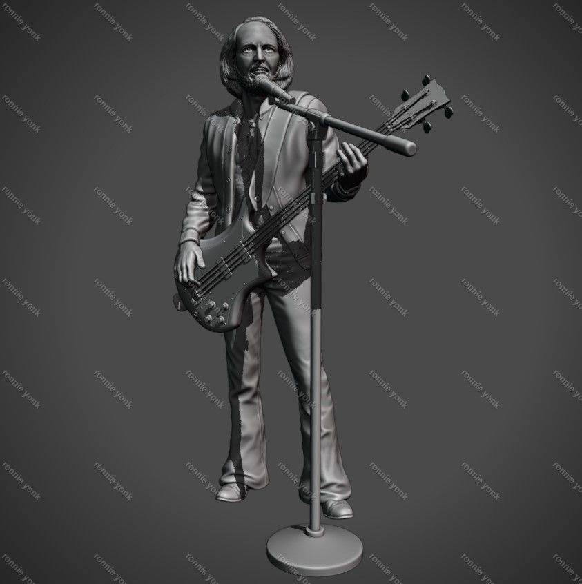 Maurice Gibb bee gees 3d printing 3D print model_14