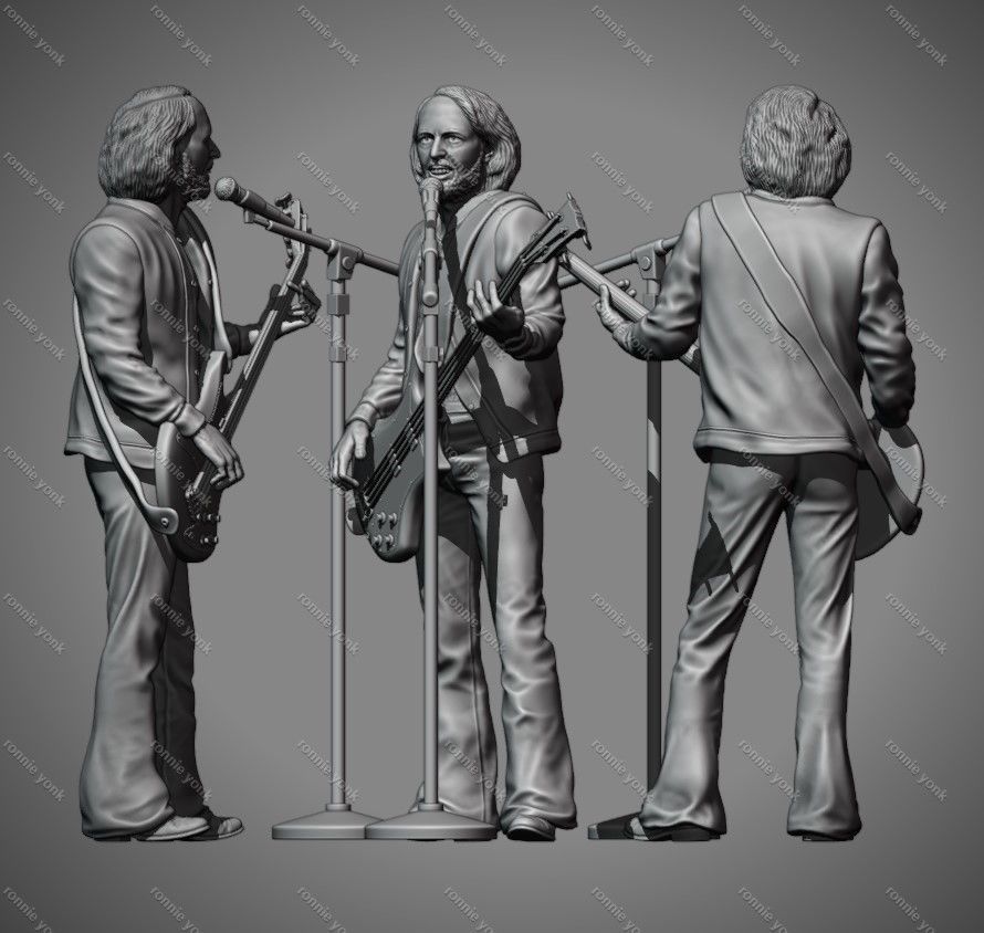 Maurice Gibb bee gees 3d printing 3D print model_11