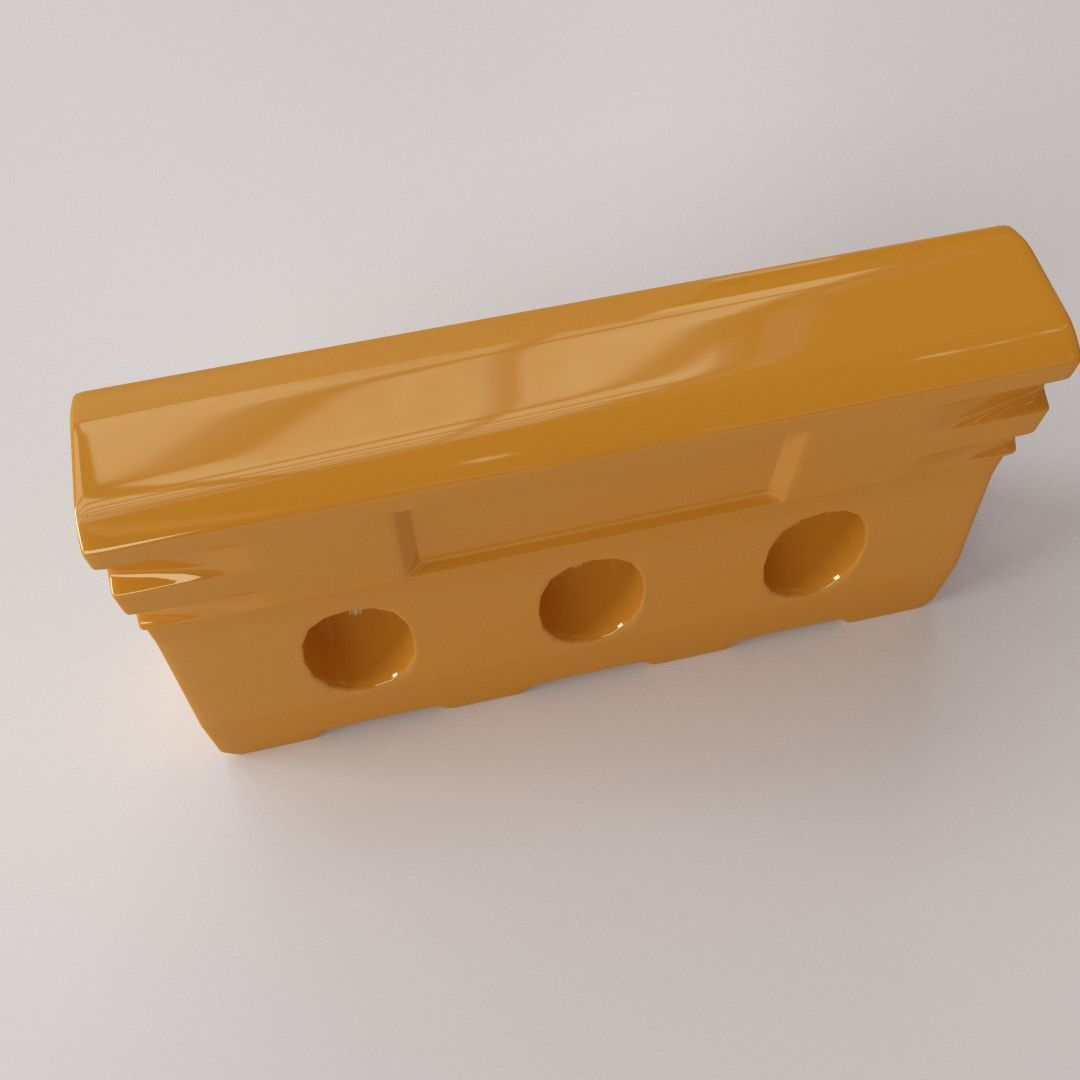 Jersey Barrier 3D model_2