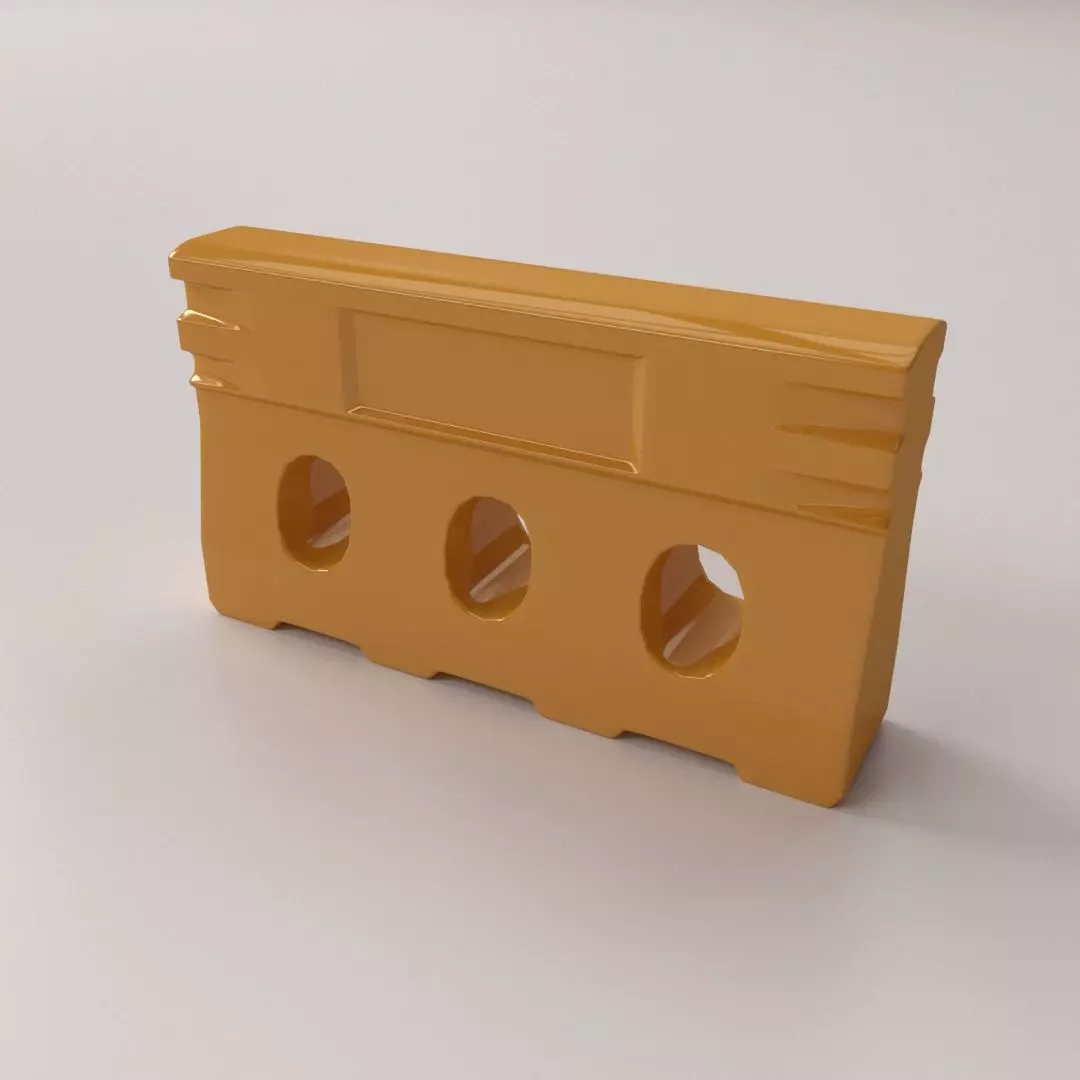 Jersey Barrier 3D model_0