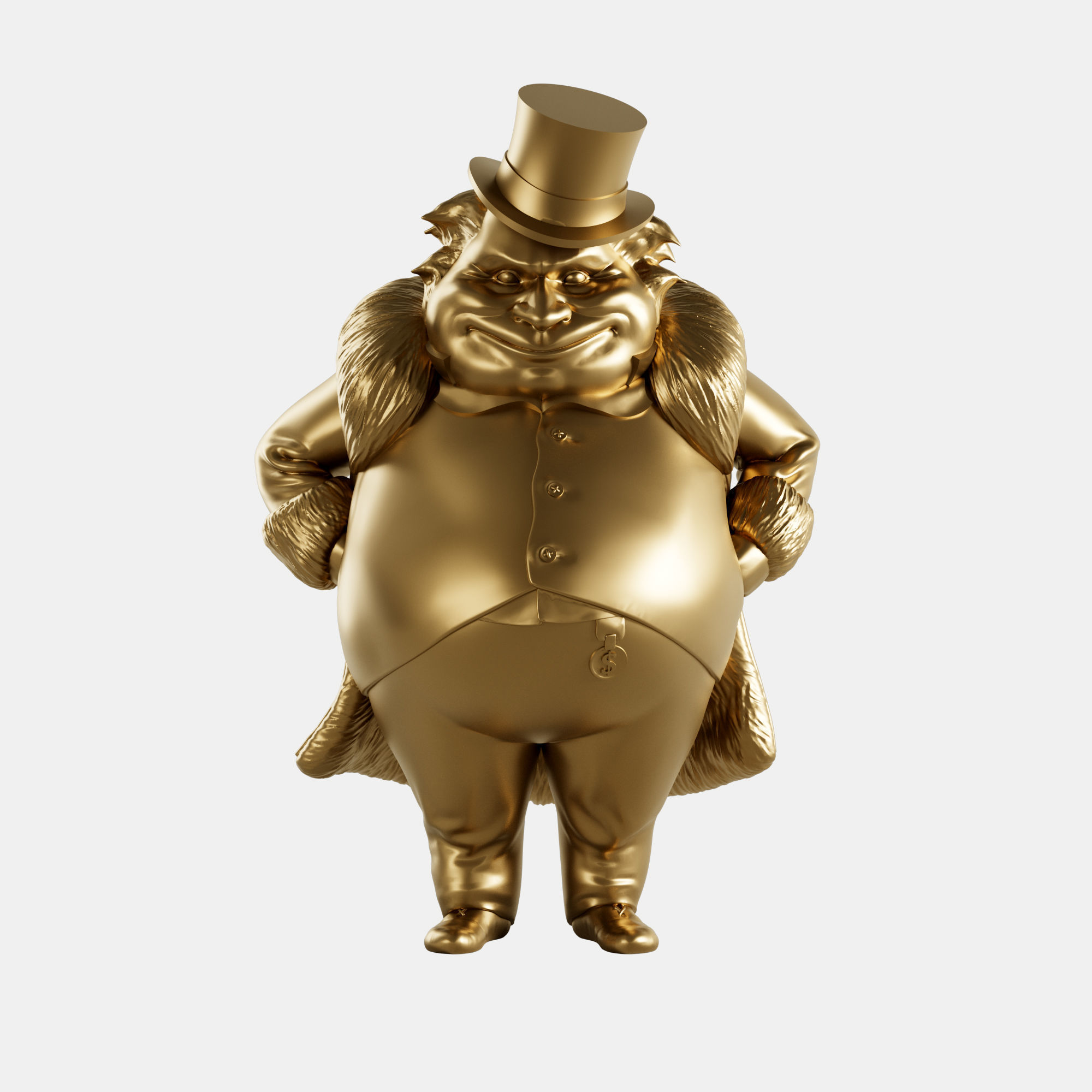 Money boss 3D print model_7