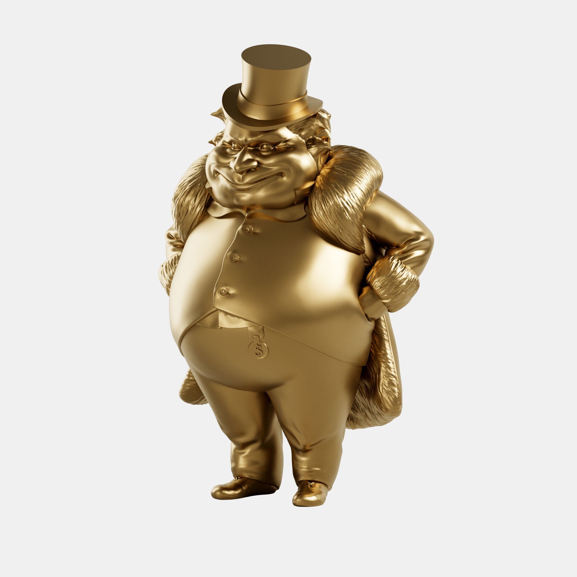 Money boss 3D print model_6