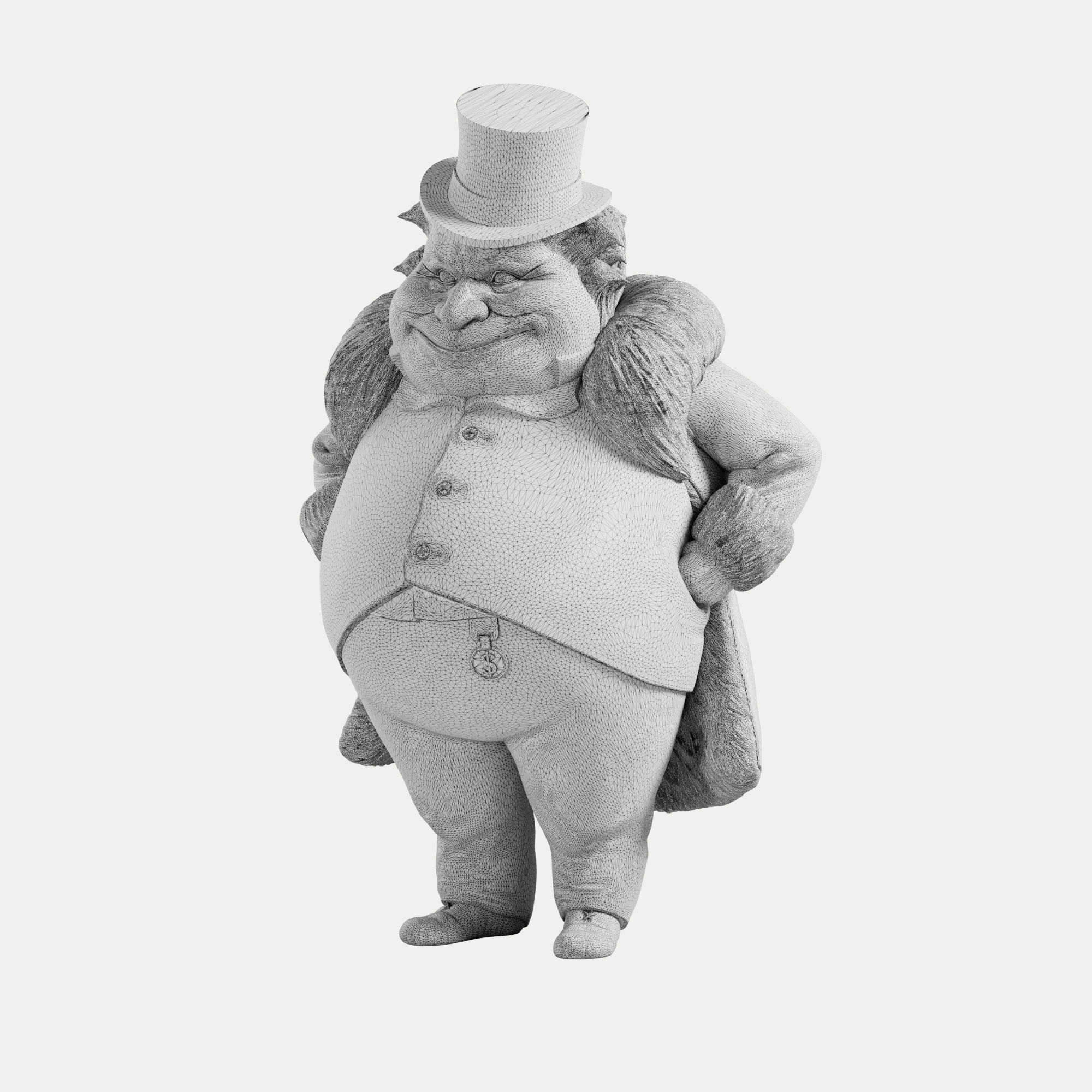 Money boss 3D print model_8
