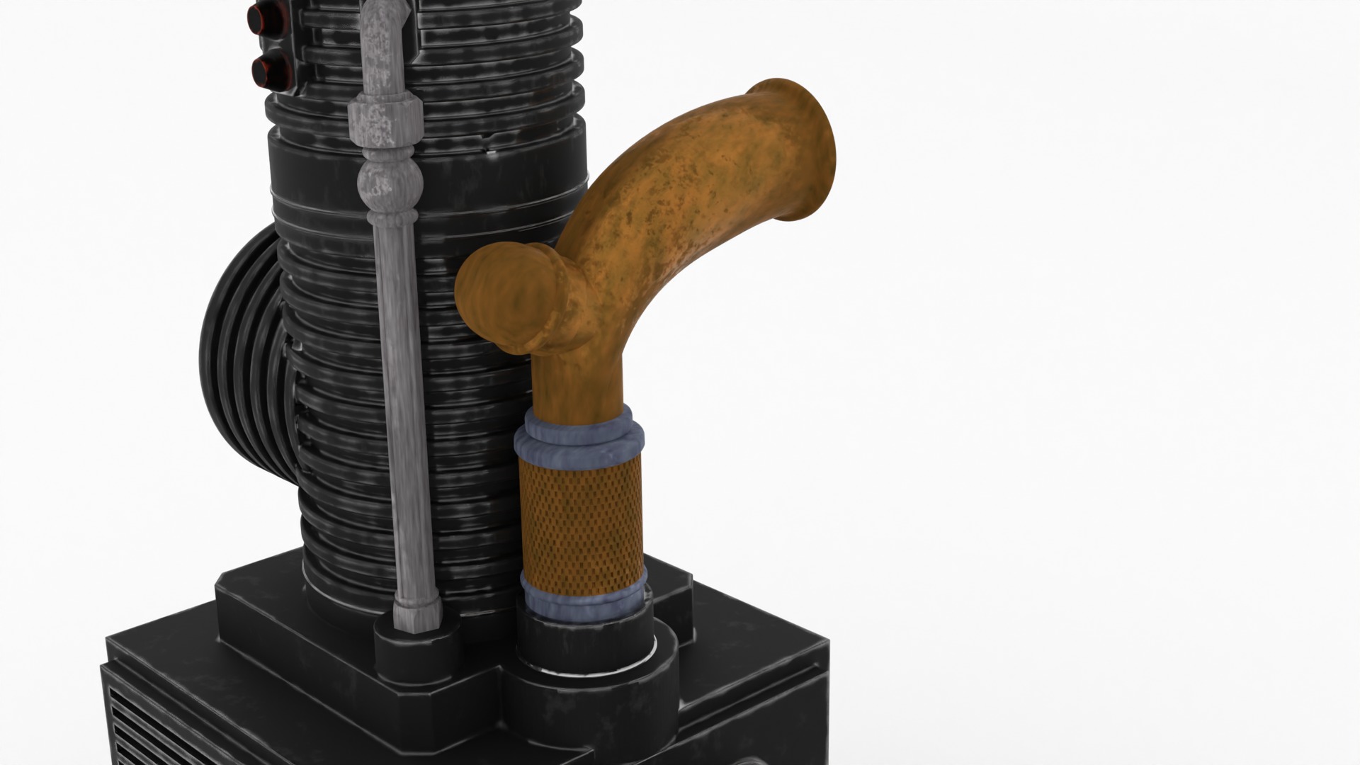 Speederbike Charge Station 1-12 scale Blackseries 3D print model_16