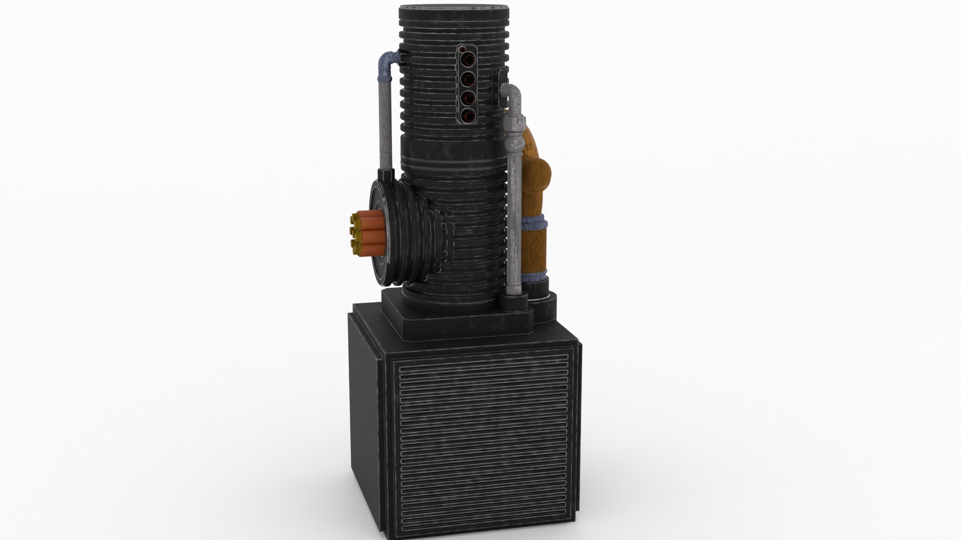 Speederbike Charge Station 1-12 scale Blackseries 3D print model_10