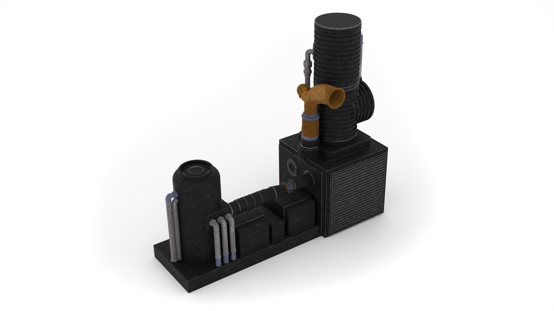 Speederbike Charge Station 1-12 scale Blackseries 3D print model_5