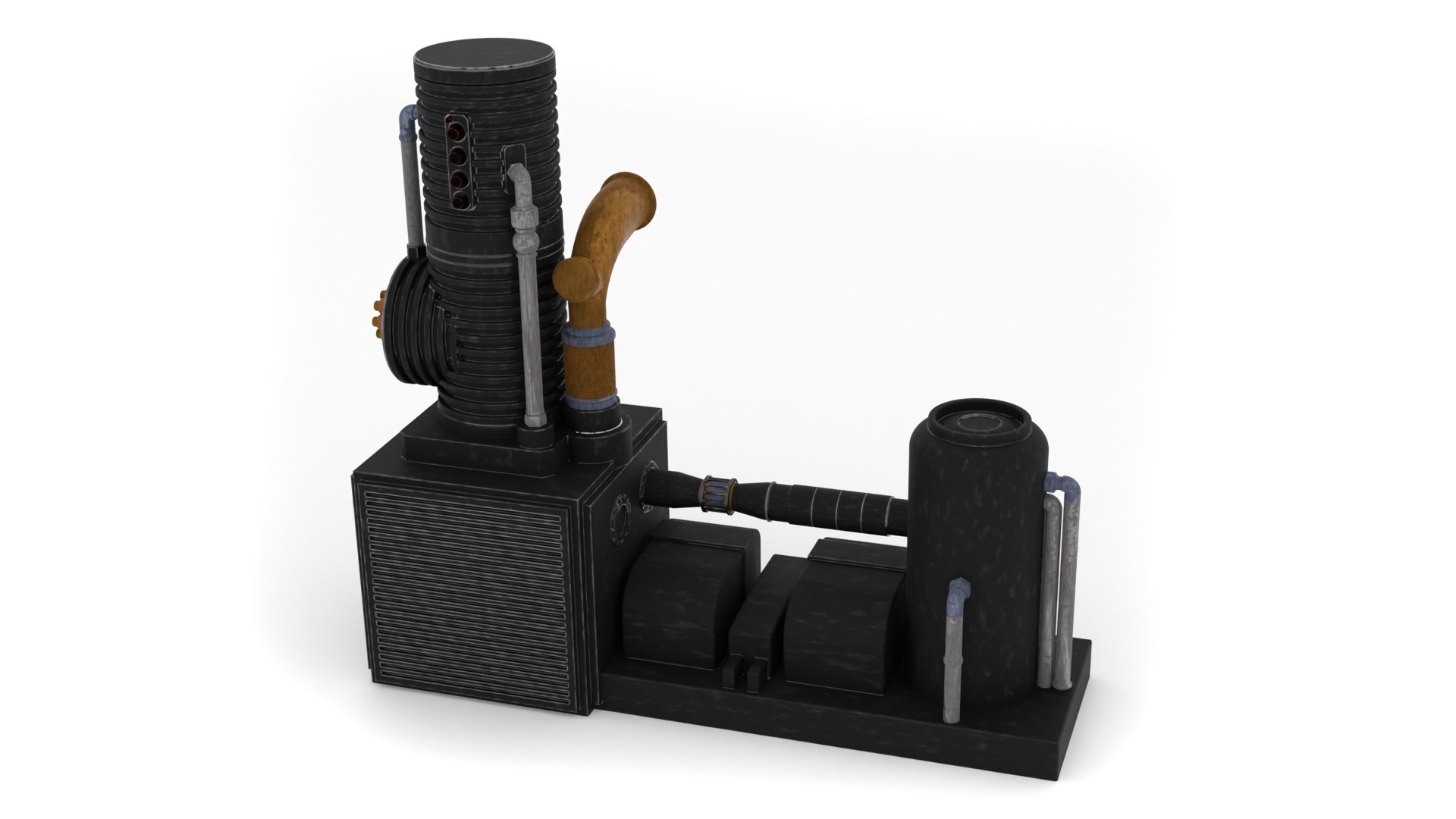 Speederbike Charge Station 1-12 scale Blackseries 3D print model_2