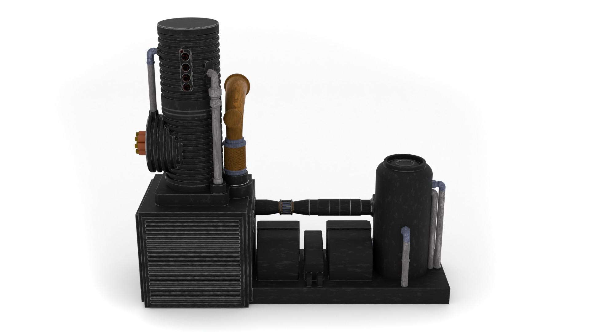 Speederbike Charge Station 1-12 scale Blackseries 3D print model_1