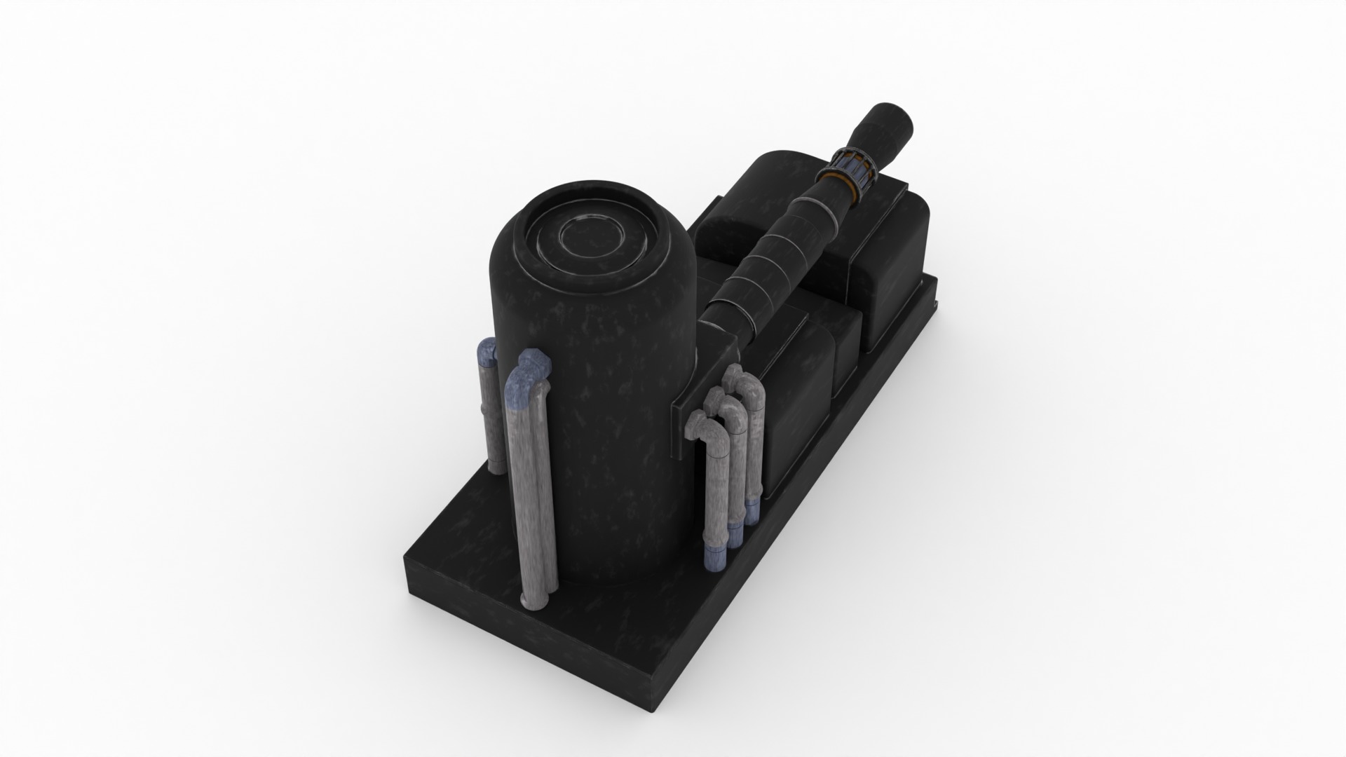 Speederbike Charge Station 1-12 scale Blackseries 3D print model_14