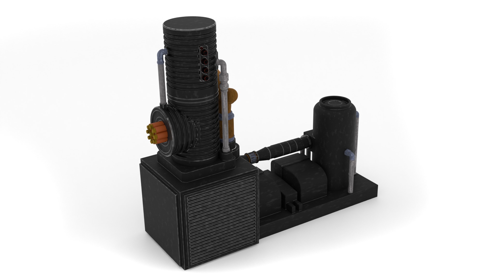 Speederbike Charge Station 1-12 scale Blackseries 3D print model_3