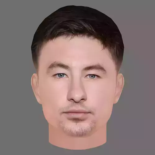 Barry Keoghan Head - Low poly head for game