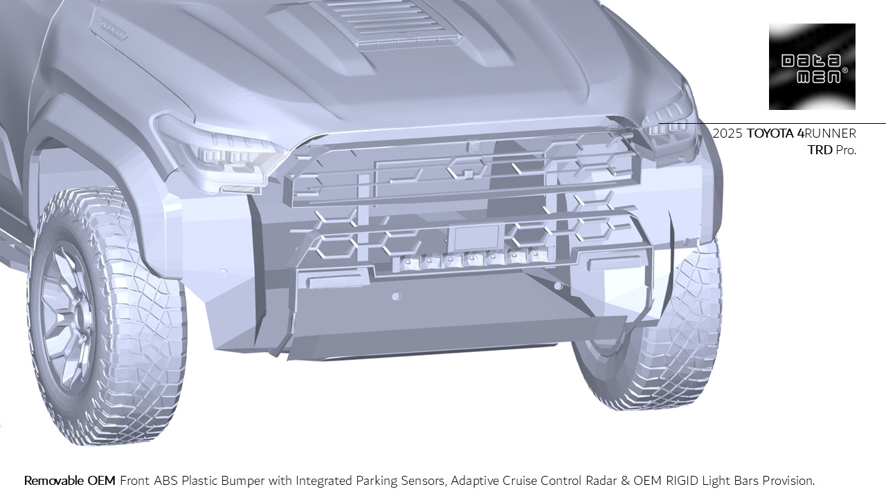 2025 TOYOTA 4Runner TRD Pro 3D Scan Surface Data 3D model_47