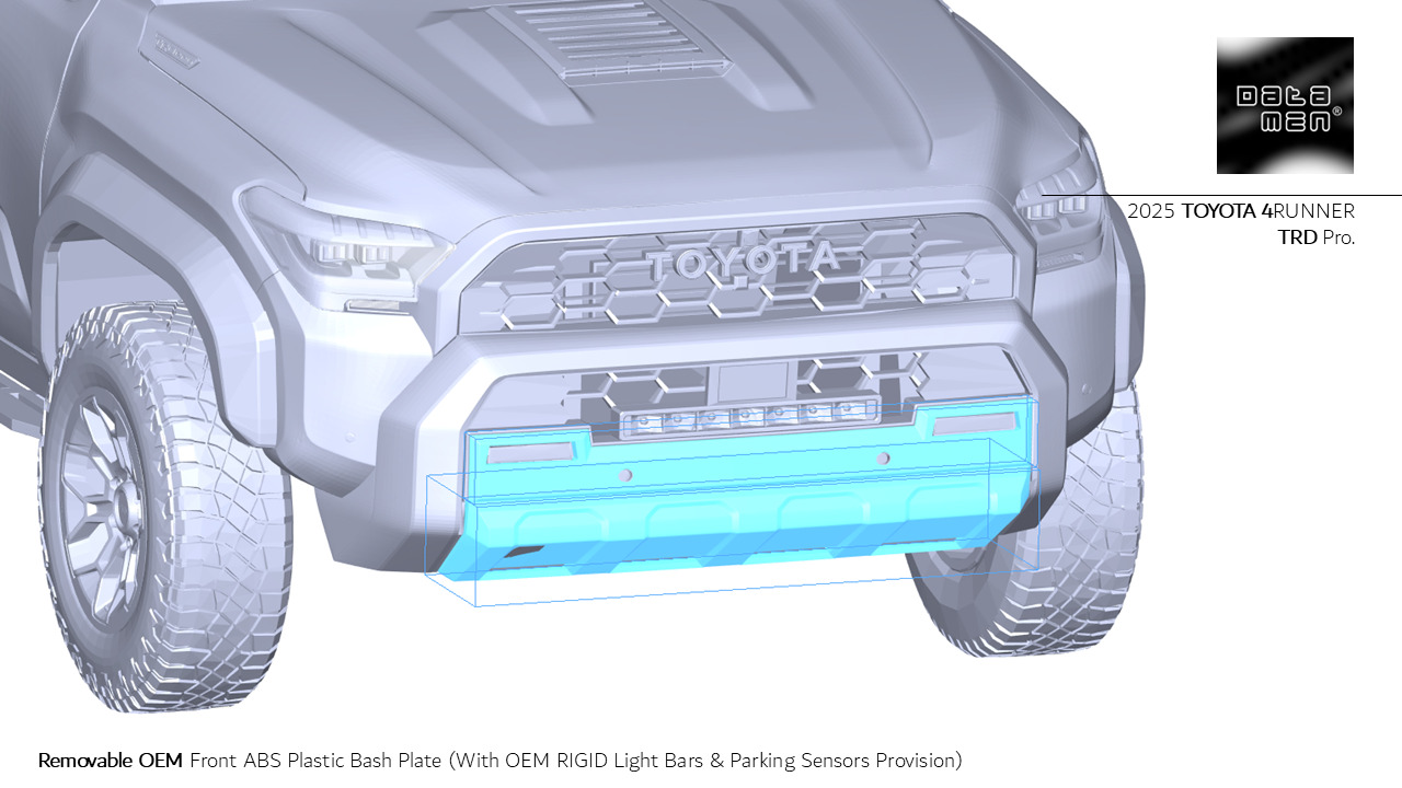 2025 TOYOTA 4Runner TRD Pro 3D Scan Surface Data 3D model_44
