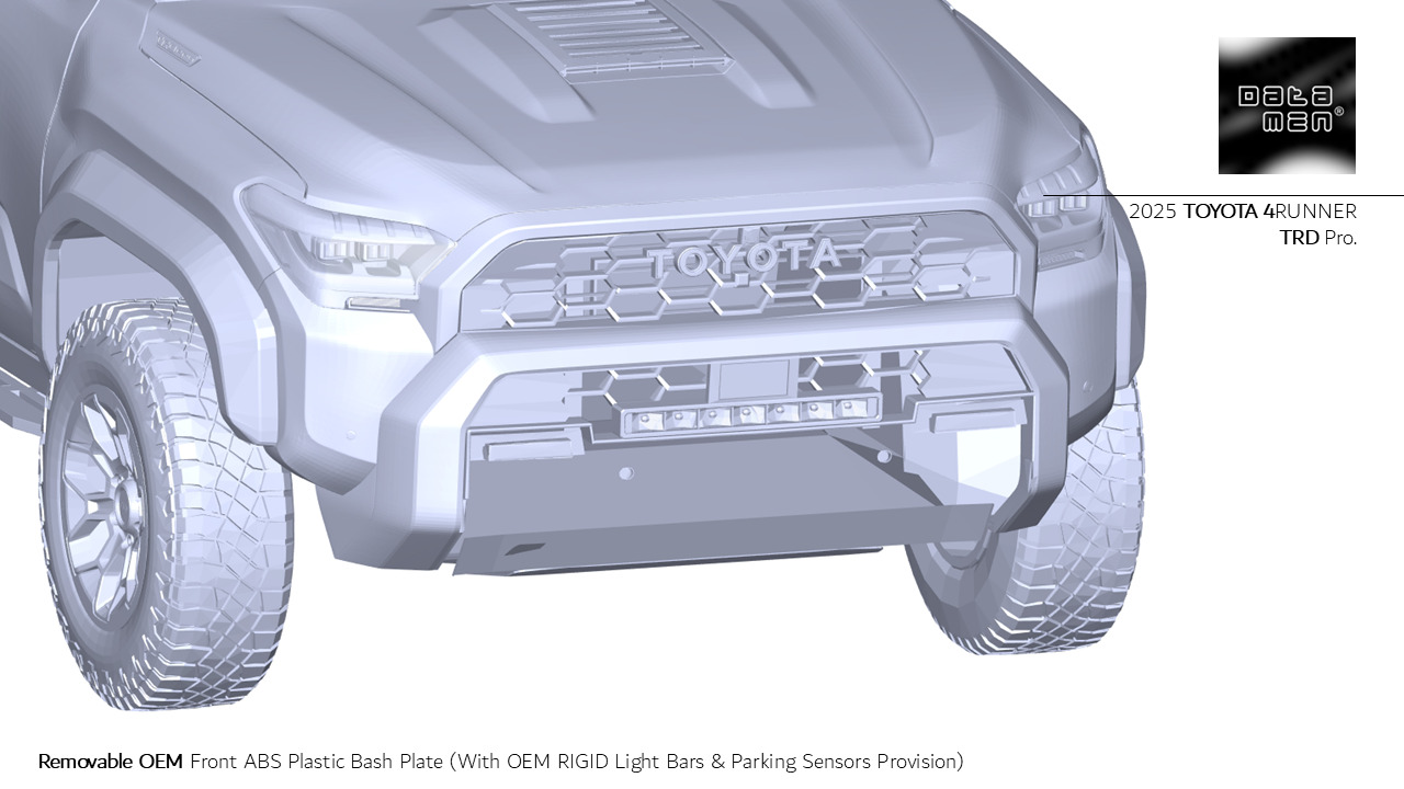 2025 TOYOTA 4Runner TRD Pro 3D Scan Surface Data 3D model_45