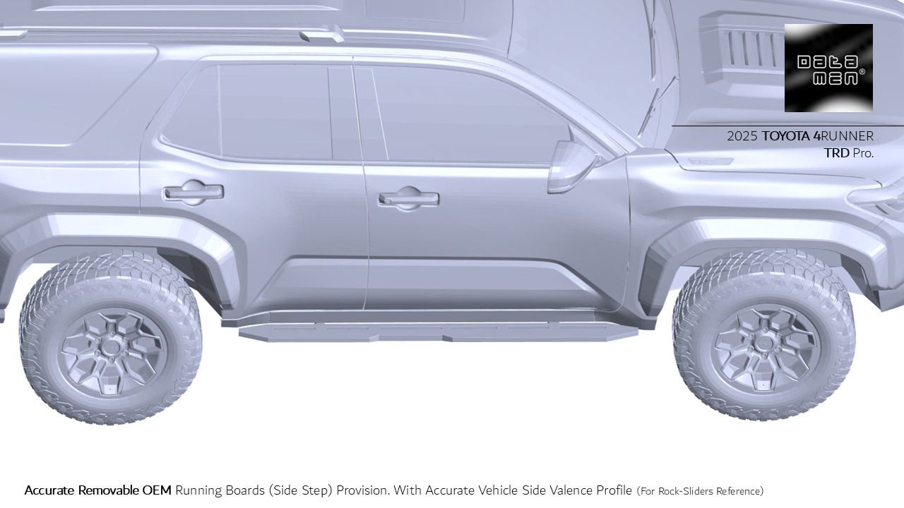 2025 TOYOTA 4Runner TRD Pro 3D Scan Surface Data 3D model_39