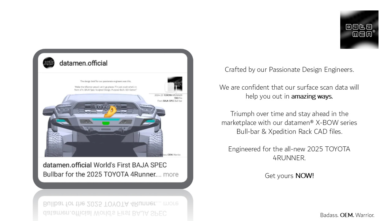 2025 TOYOTA 4Runner TRD Pro 3D Scan Surface Data 3D model_54