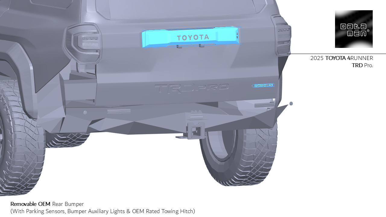 2025 TOYOTA 4Runner TRD Pro 3D Scan Surface Data 3D model_49