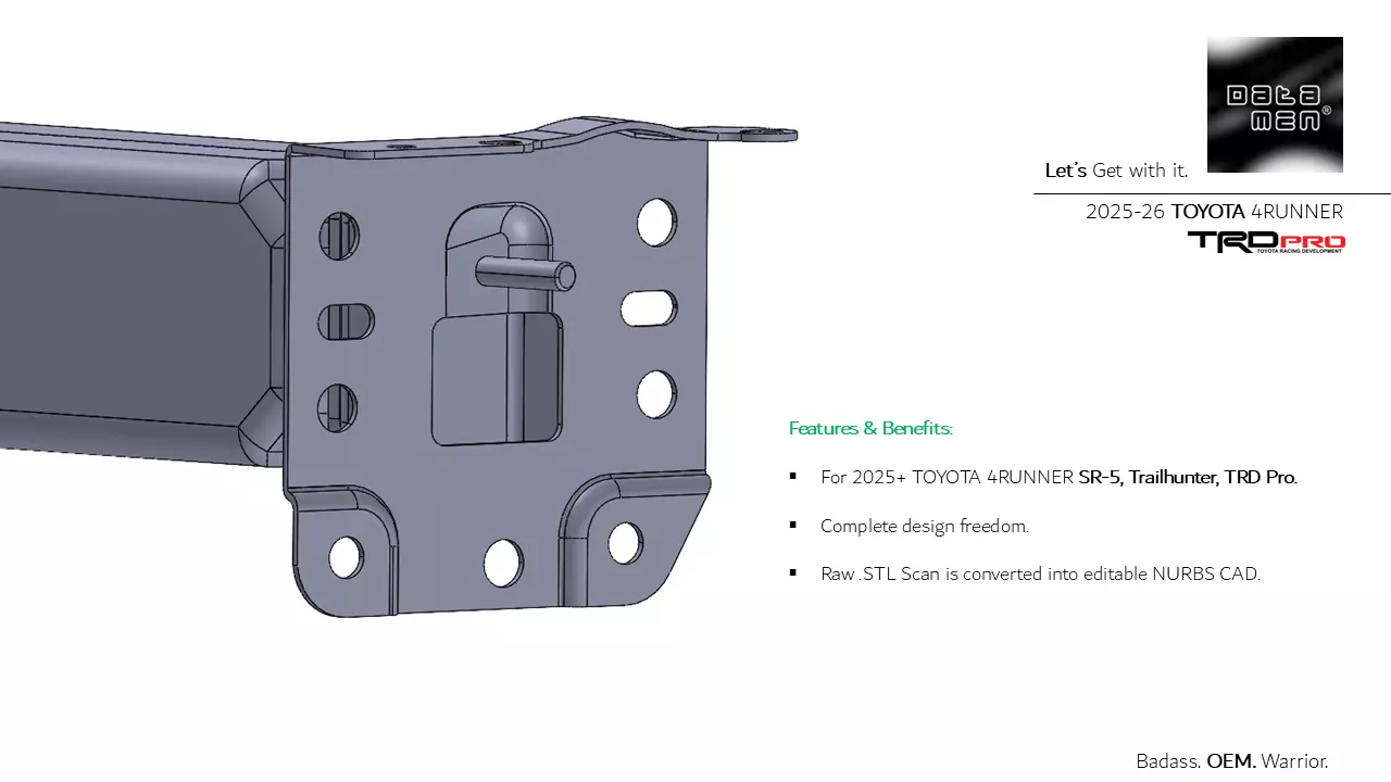 2025 TOYOTA 4Runner TRD Pro 3D Scan Surface Data 3D model_7