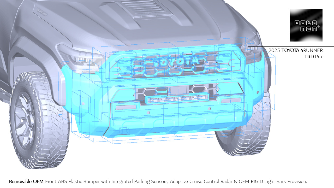 2025 TOYOTA 4Runner TRD Pro 3D Scan Surface Data 3D model_46