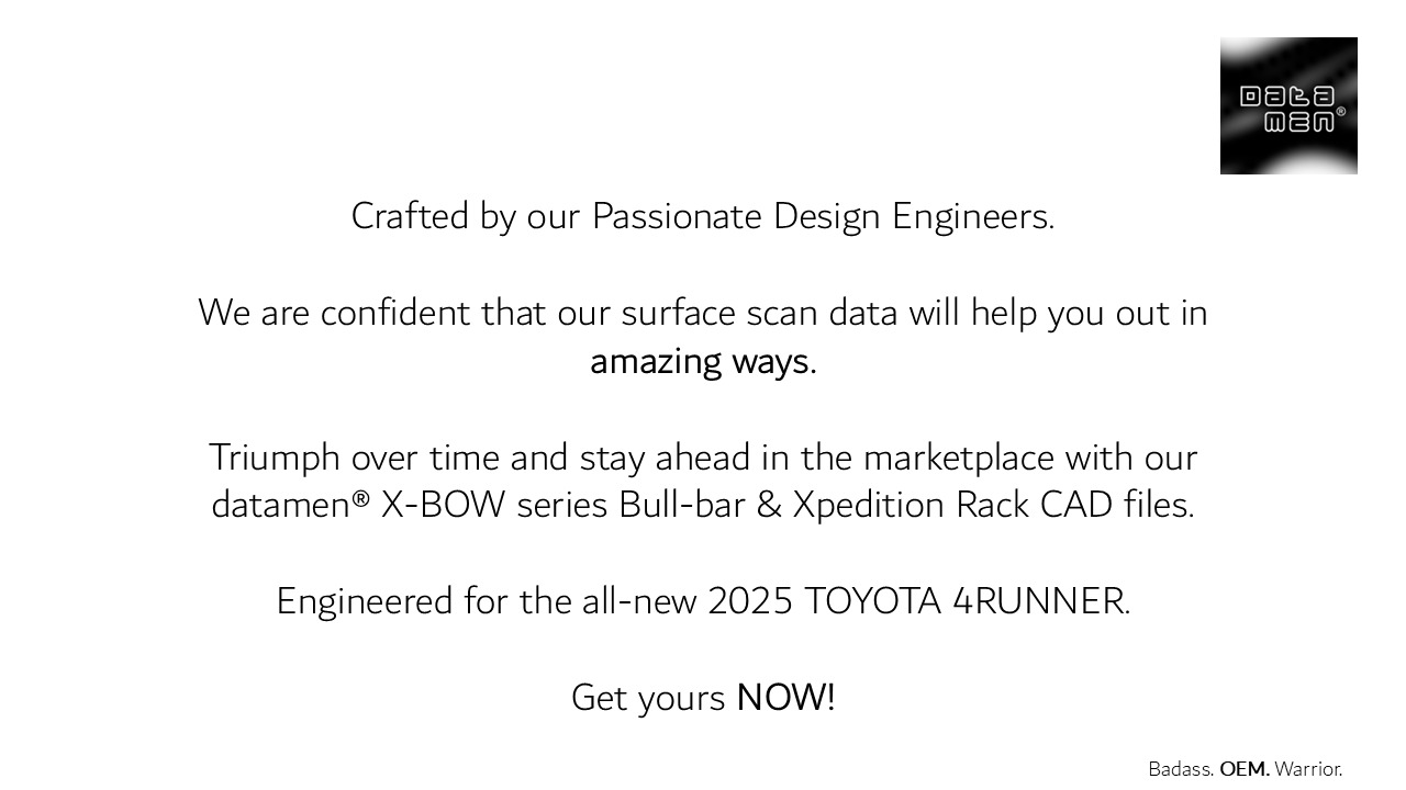 2025 TOYOTA 4Runner TRD Pro 3D Scan Surface Data 3D model_53