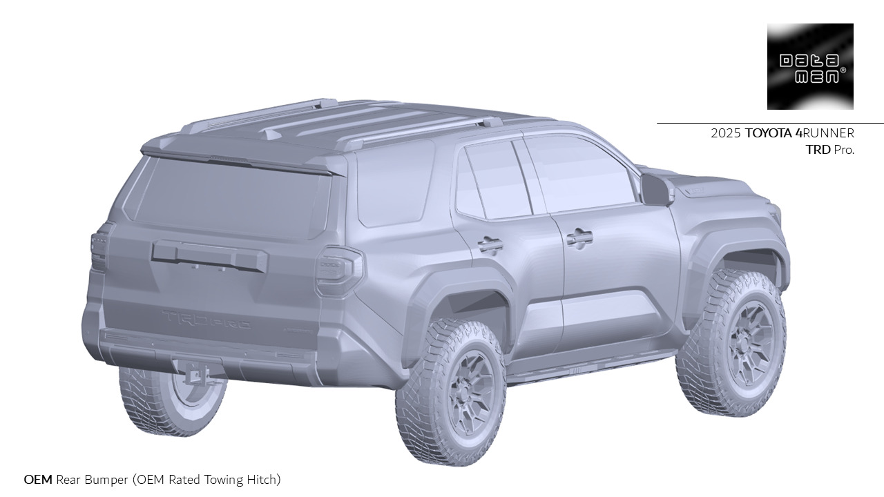 2025 TOYOTA 4Runner TRD Pro 3D Scan Surface Data 3D model_38