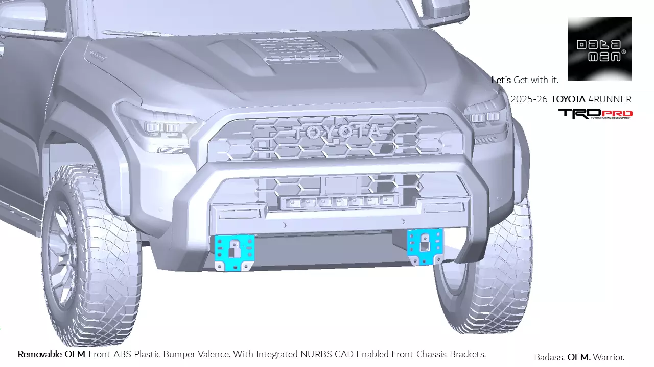 2025 TOYOTA 4Runner TRD Pro 3D Scan Surface Data 3D model_5