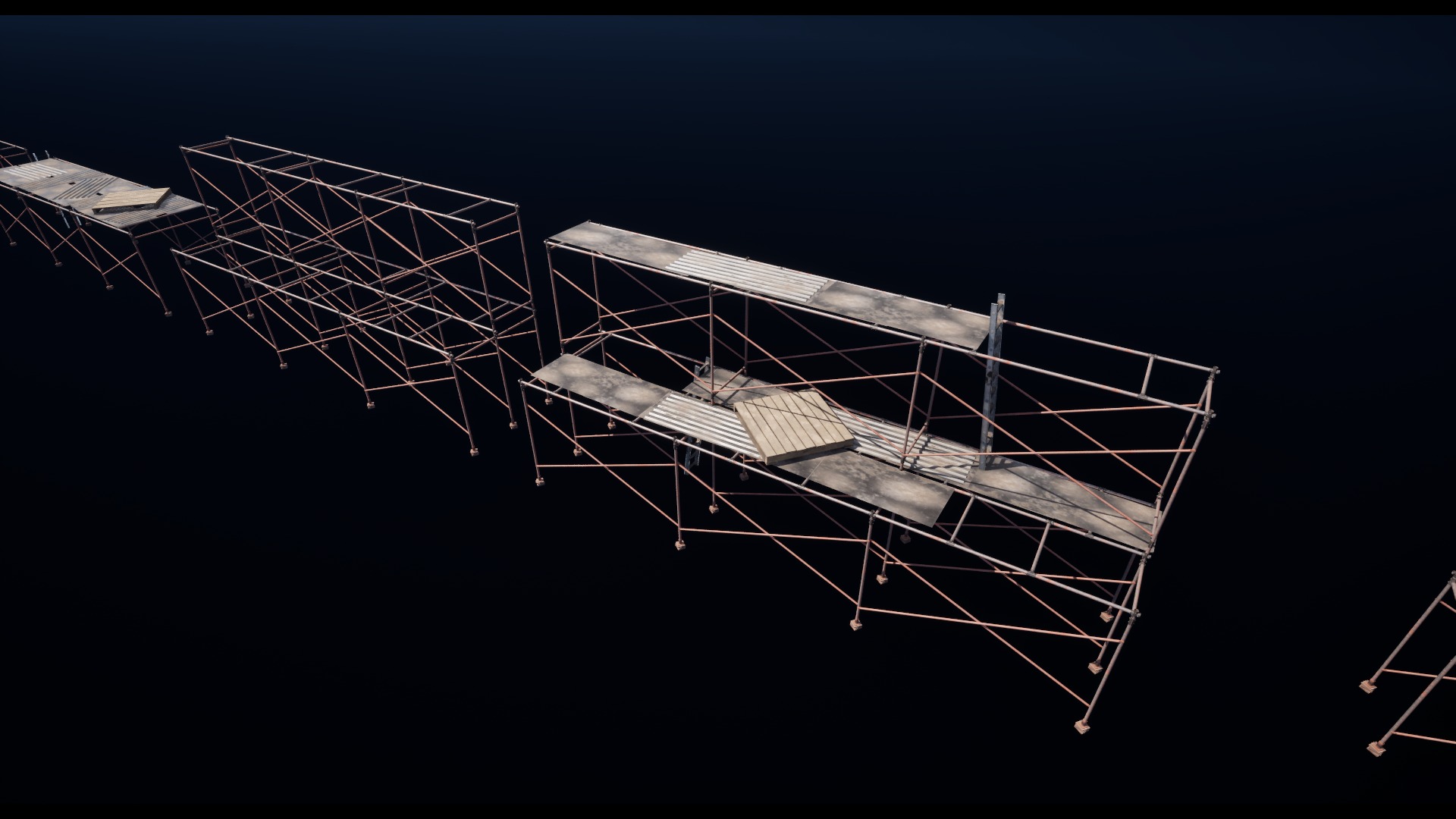 Scaffolding Low-poly 3D model_9