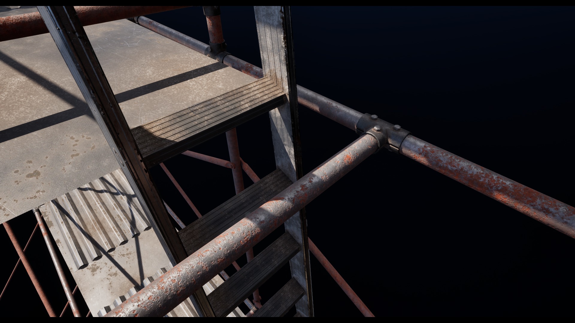 Scaffolding Low-poly 3D model_12