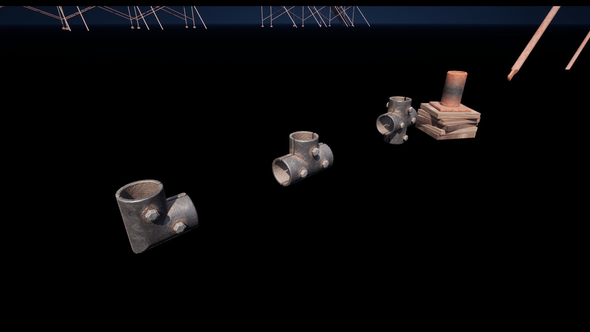 Scaffolding Low-poly 3D model_16