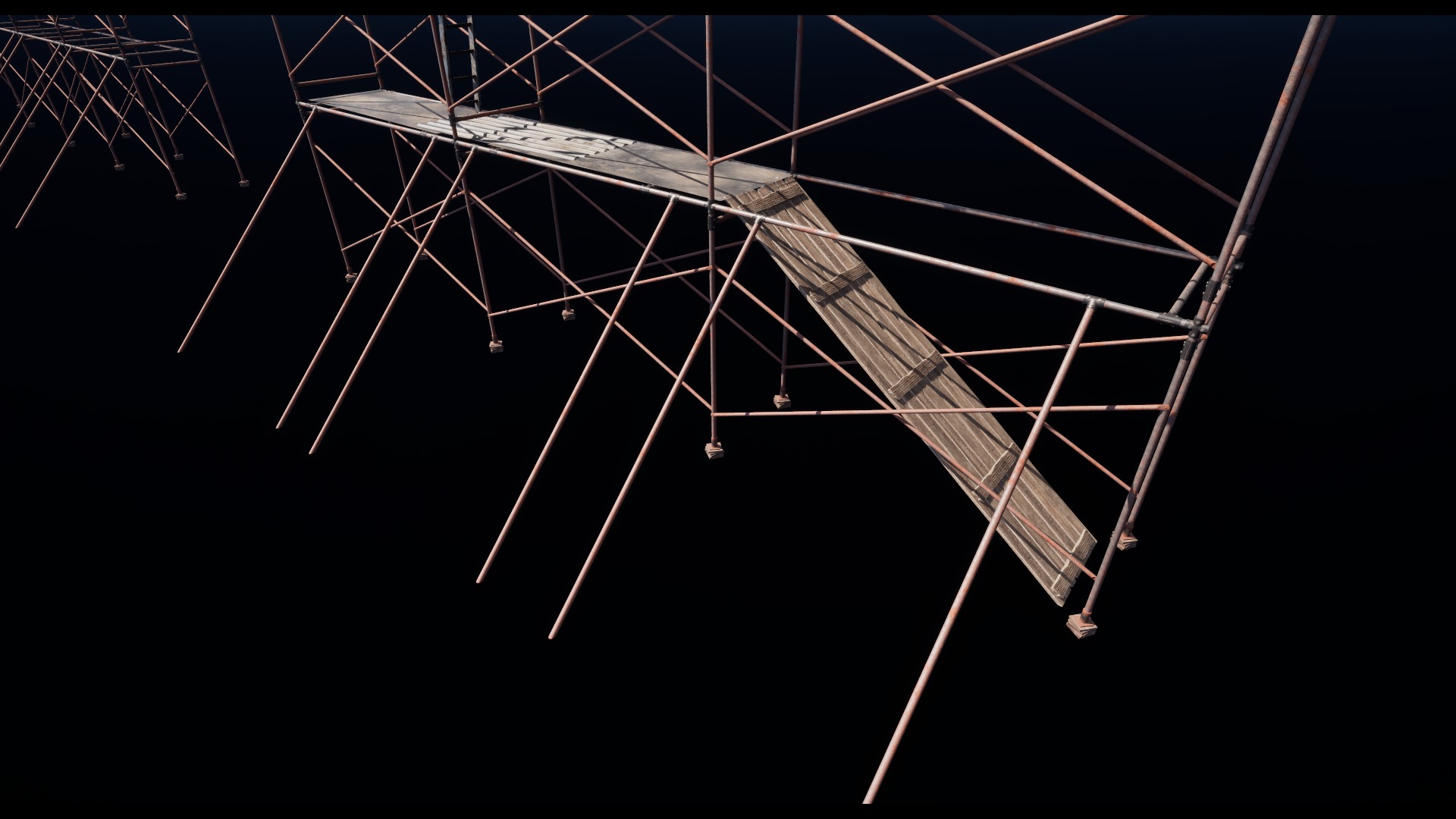 Scaffolding Low-poly 3D model_6