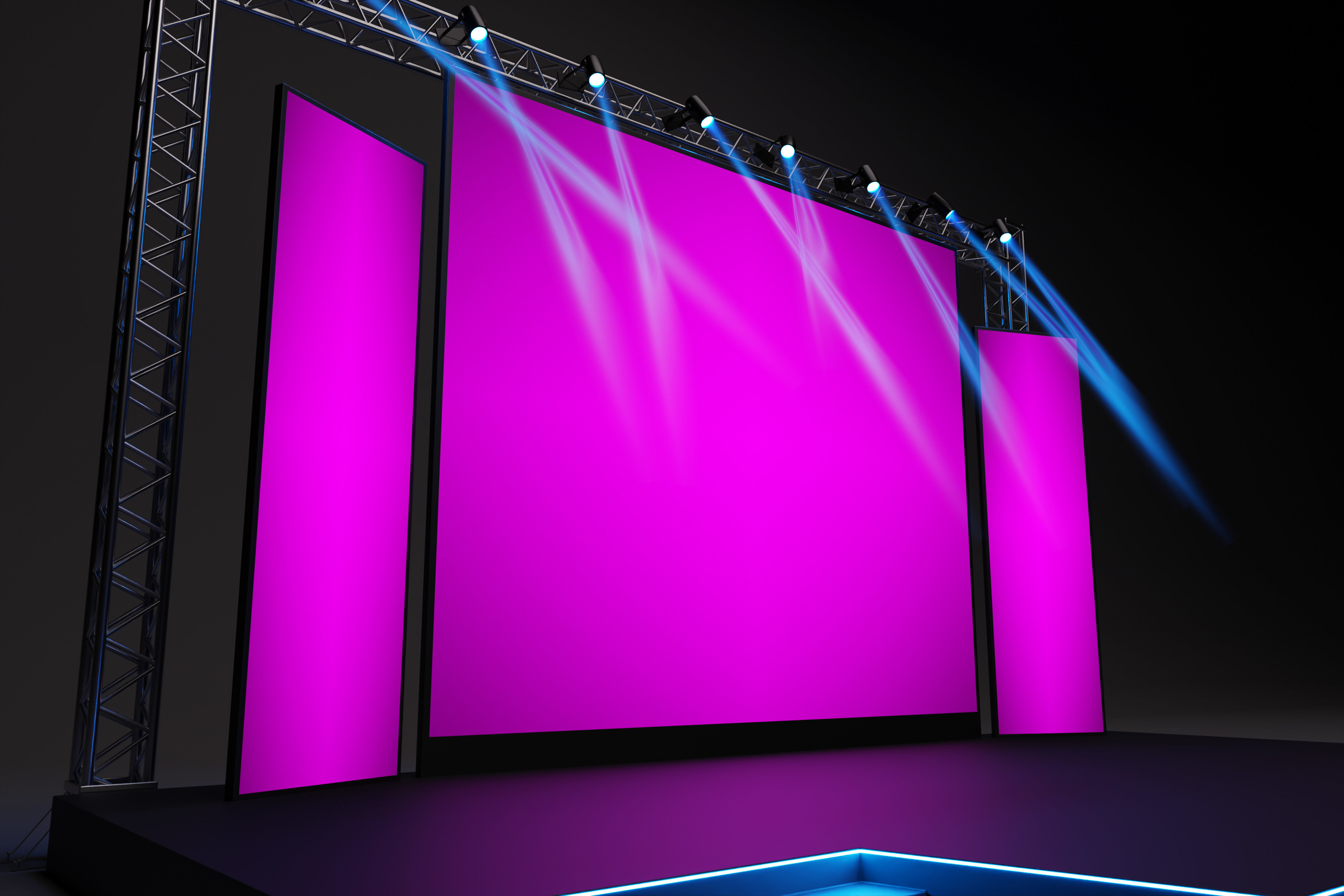 Event stage design 01 3D model_6