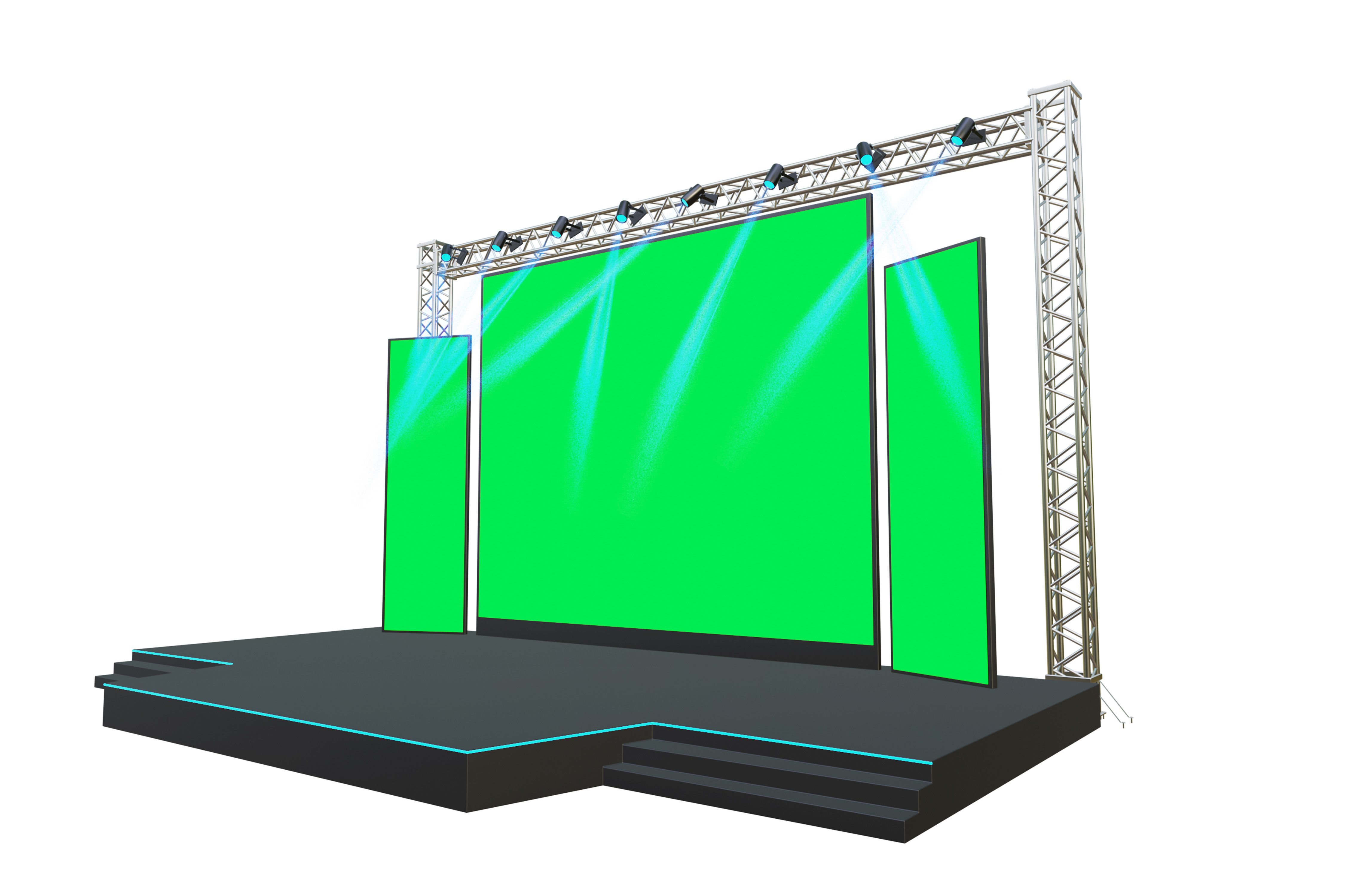 Event stage design 01 3D model_19