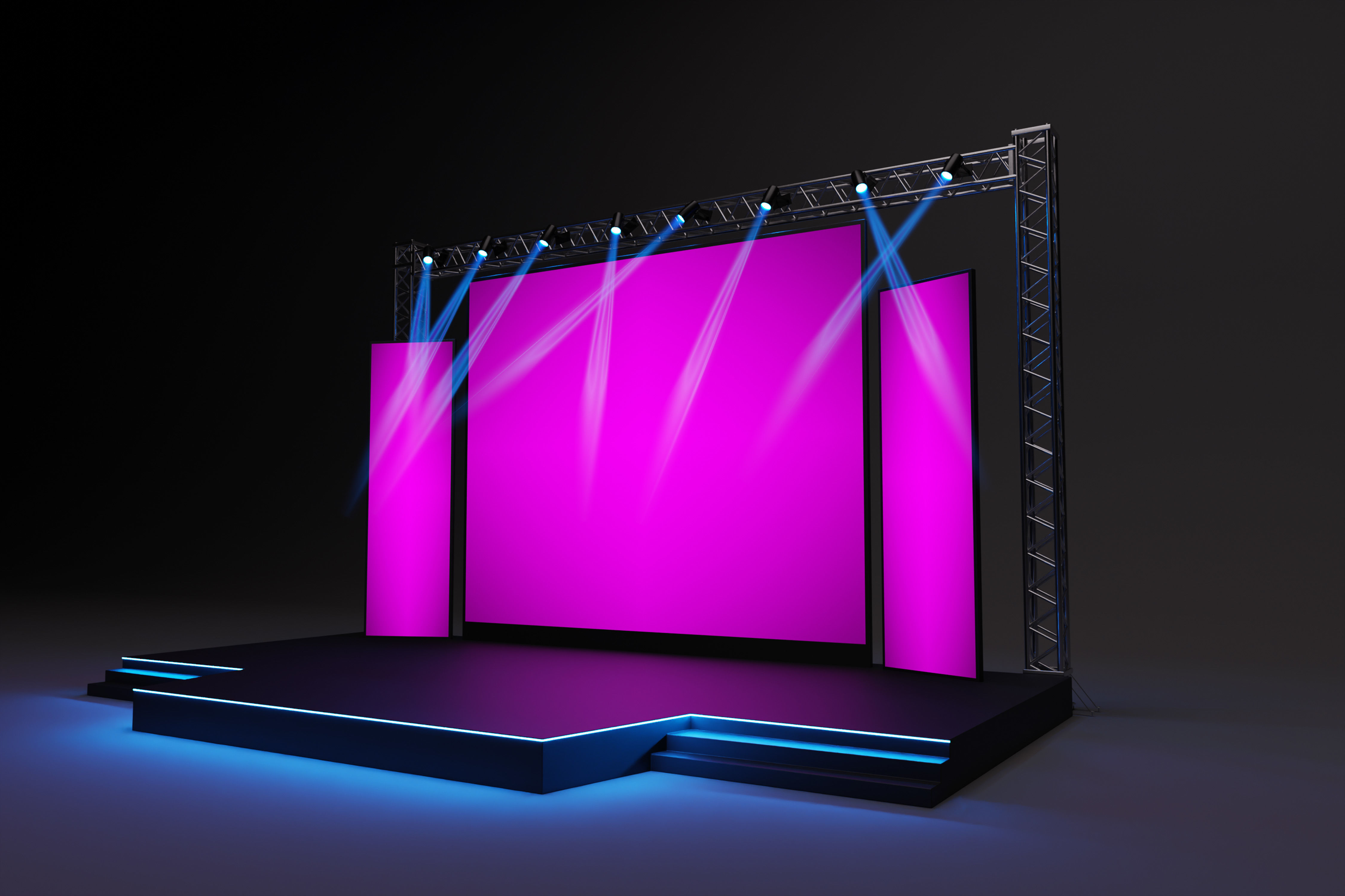 Event stage design 01 3D model_5