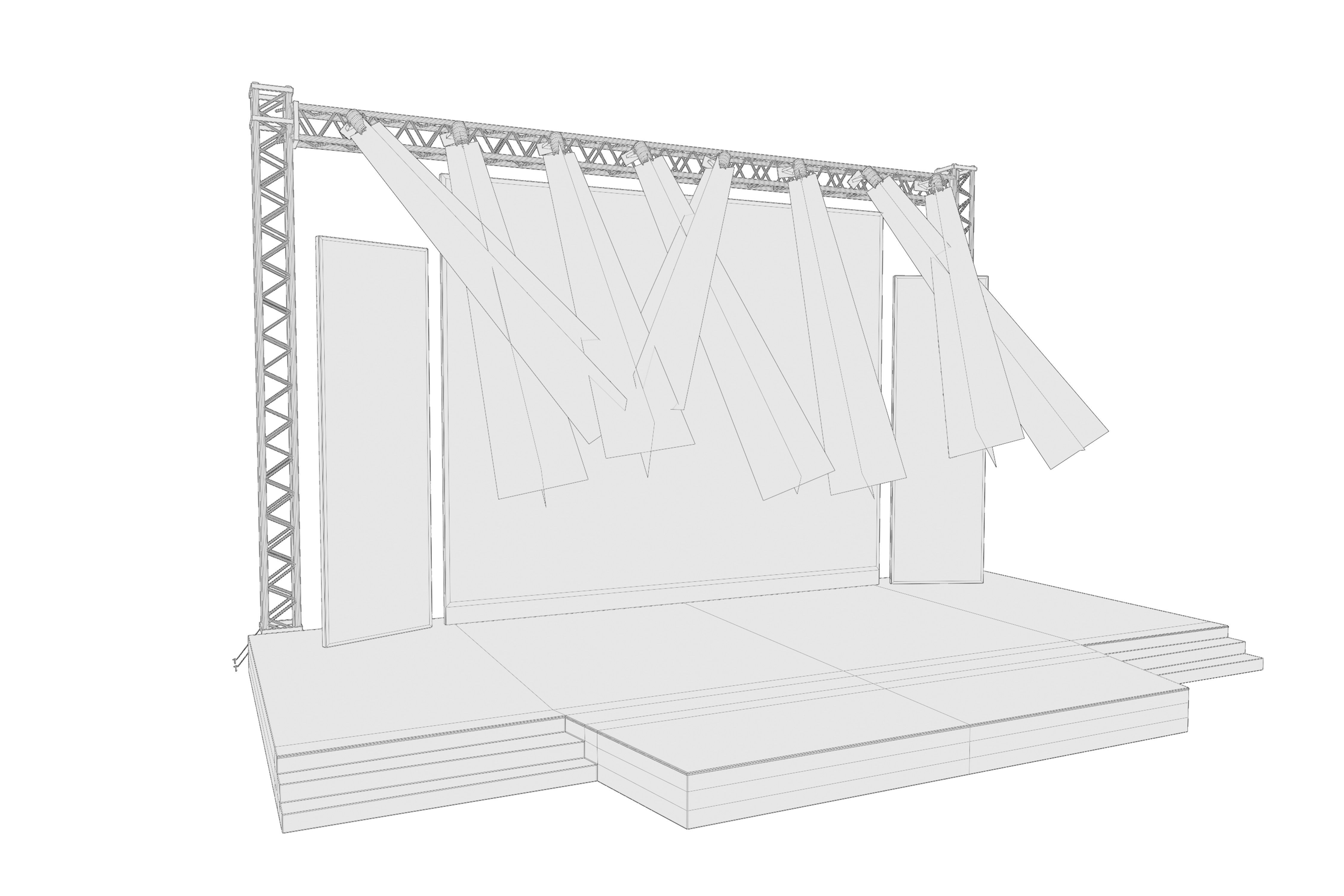 Event stage design 01 3D model_21