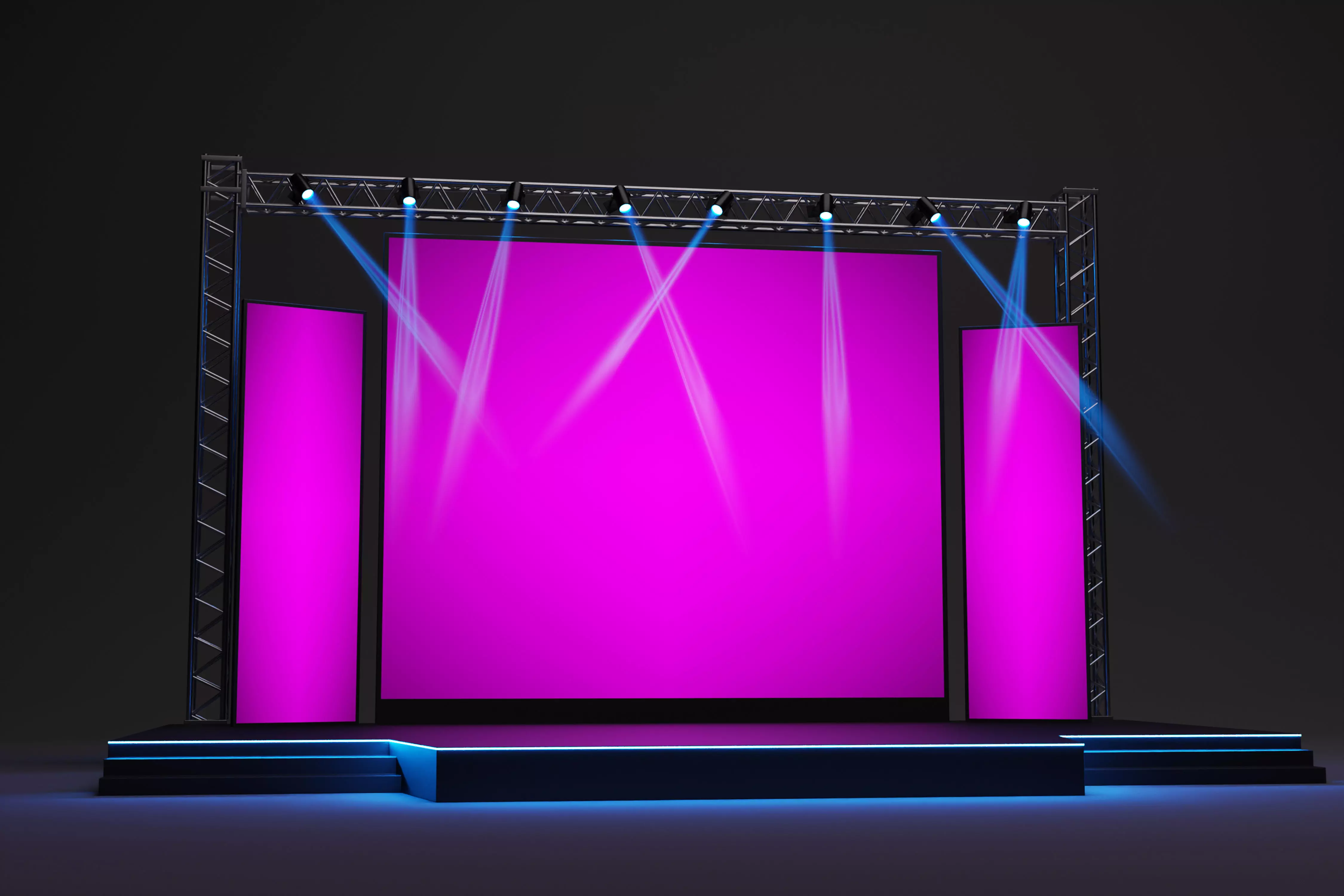 Event stage design 01 3D model_0