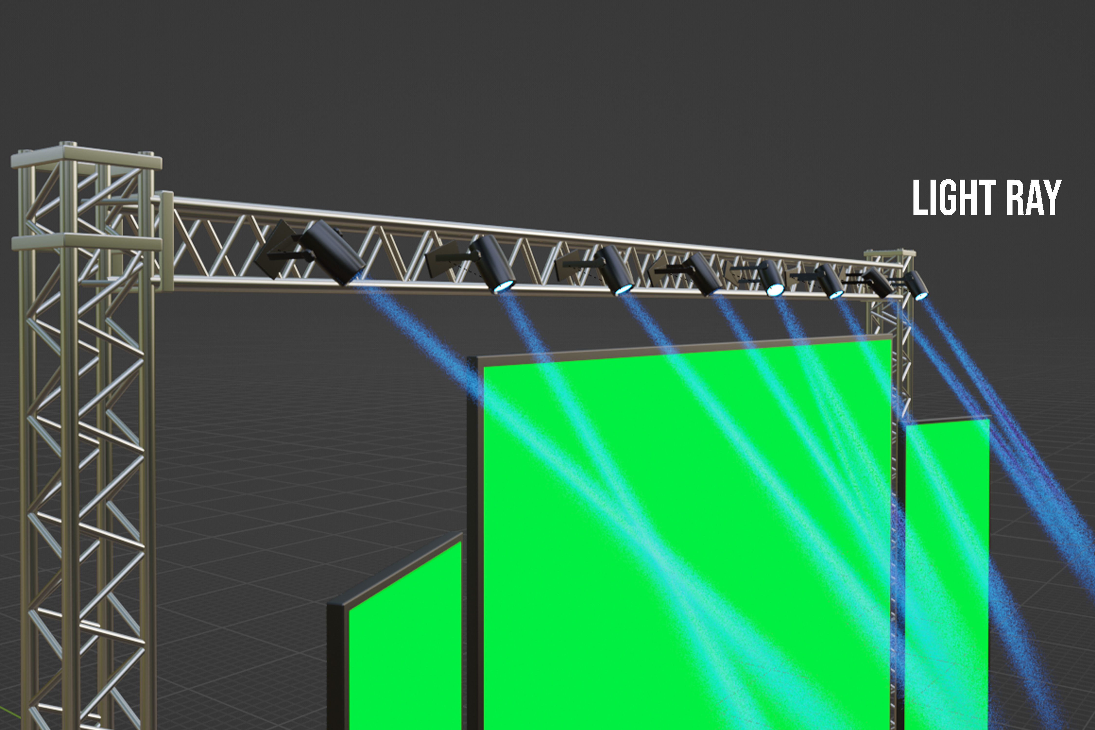 Event stage design 01 3D model_10