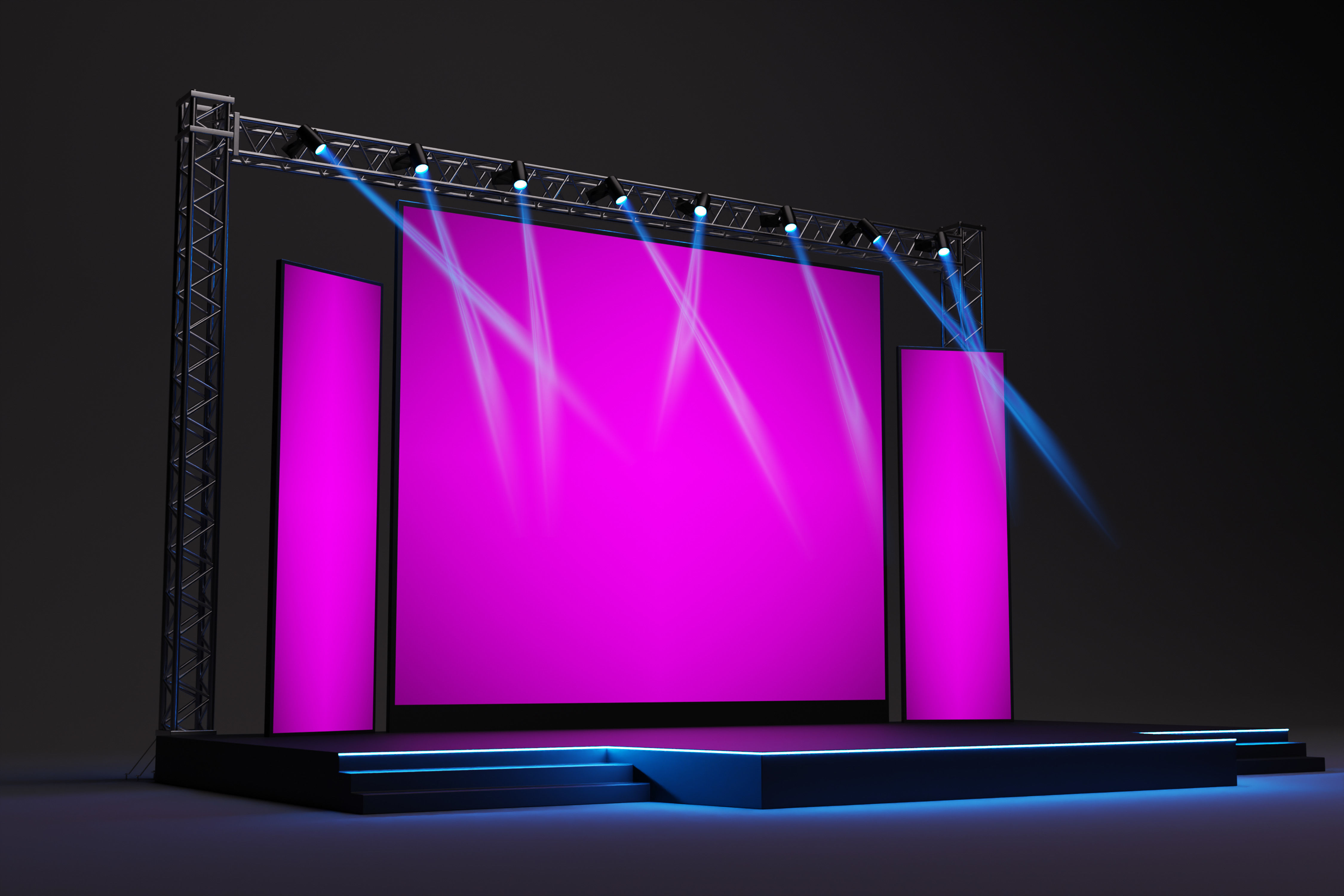 Event stage design 01 3D model_1
