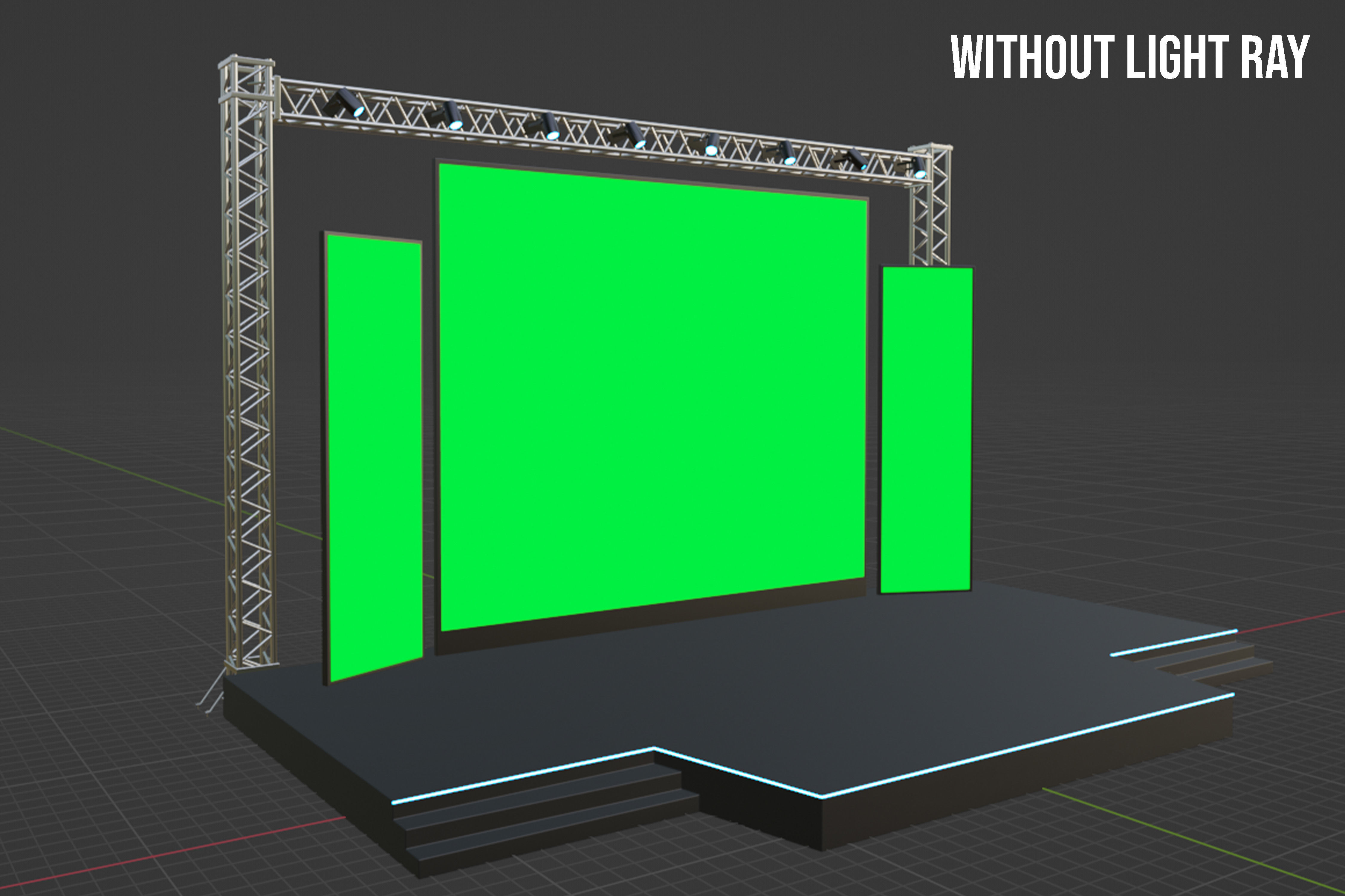 Event stage design 01 3D model_11
