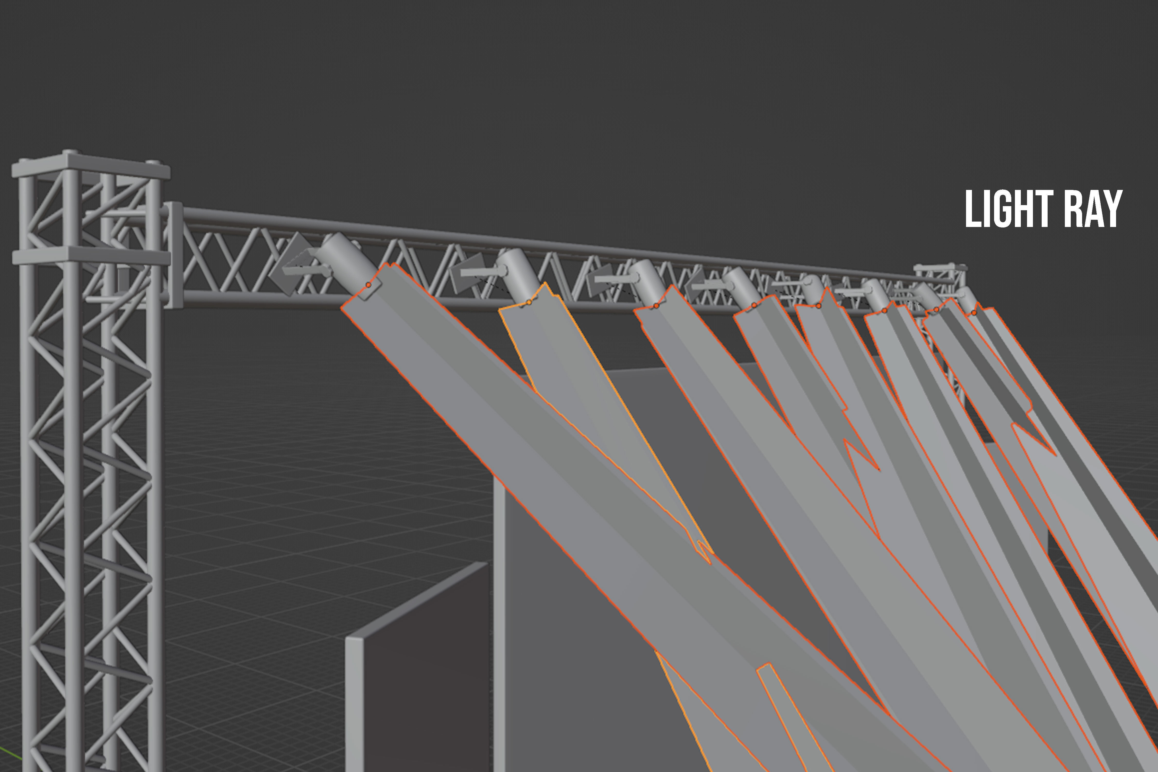 Event stage design 01 3D model_9