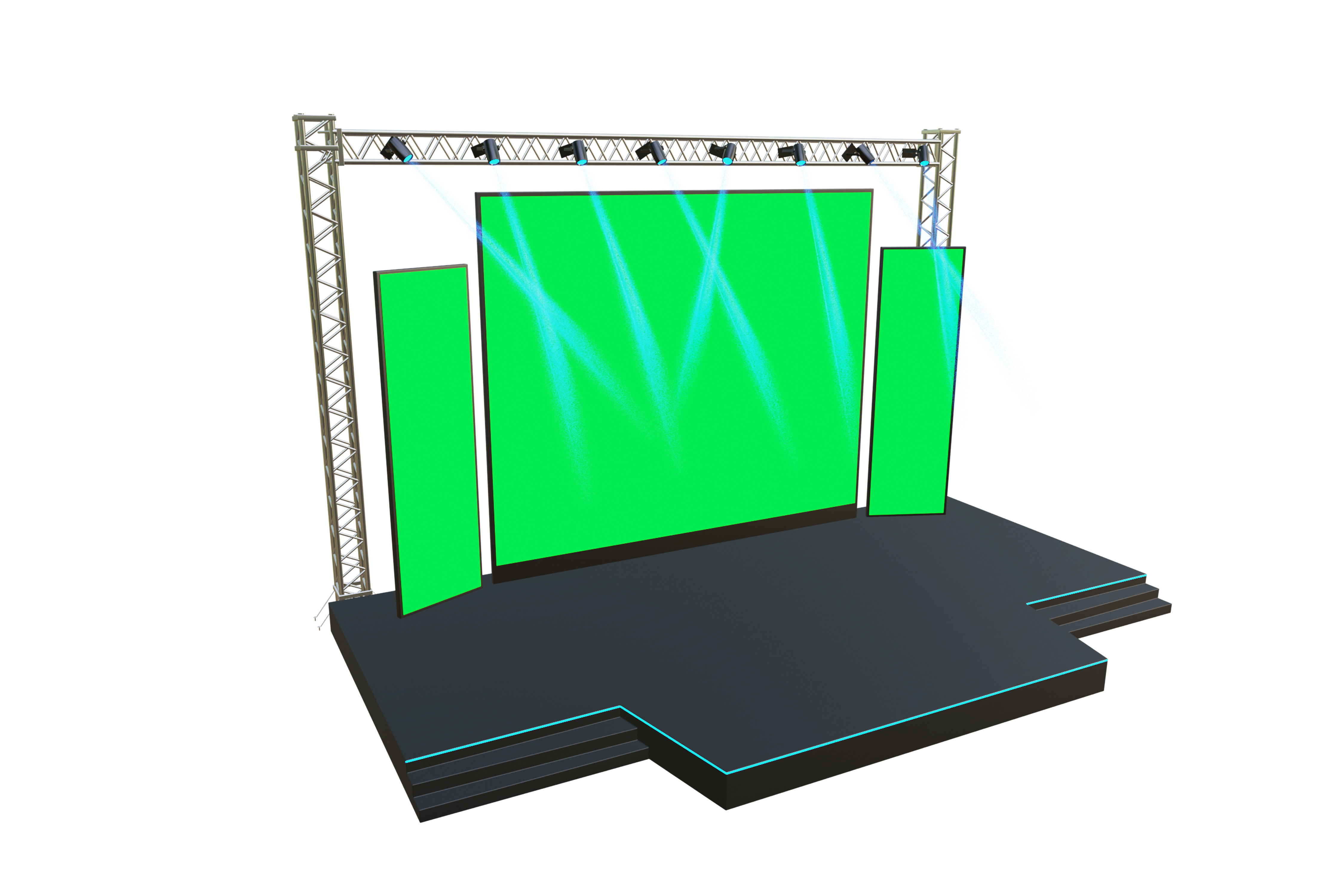 Event stage design 01 3D model_18
