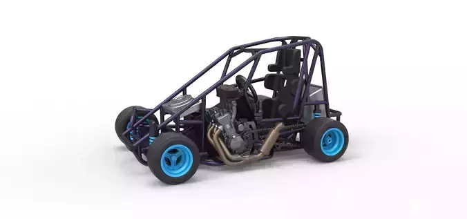 Pavement 600 Micro sprint car Base Scale 1 to 25