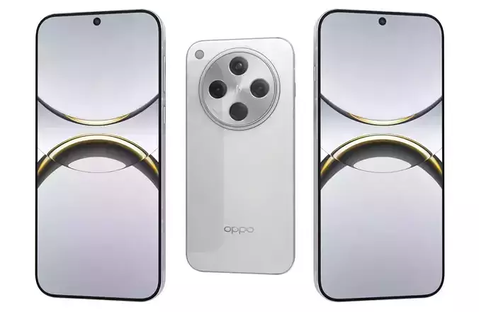 Oppo Find X8 Floating Light White 3D model