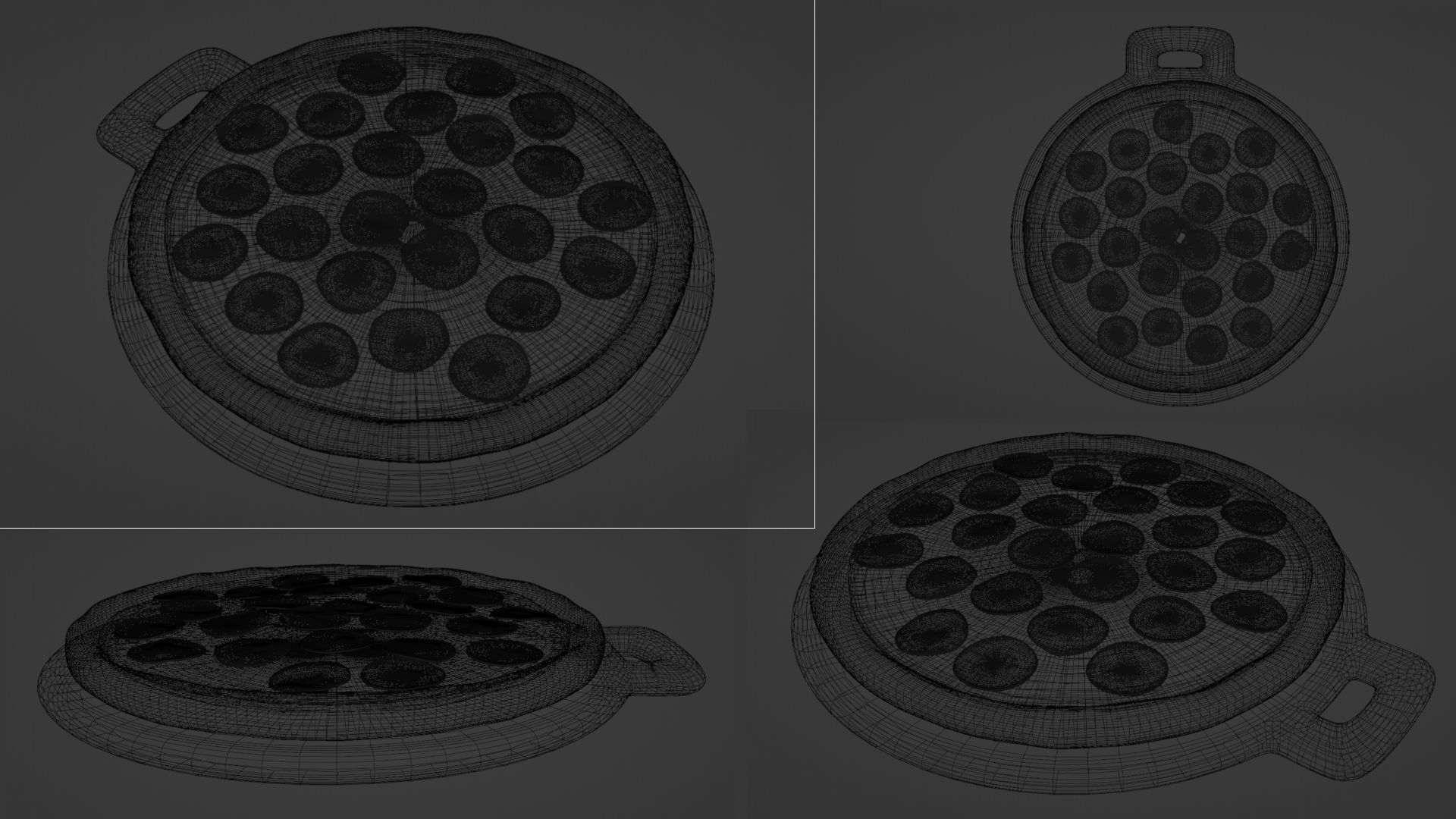Pizza Pepperoni 001 3D model_13