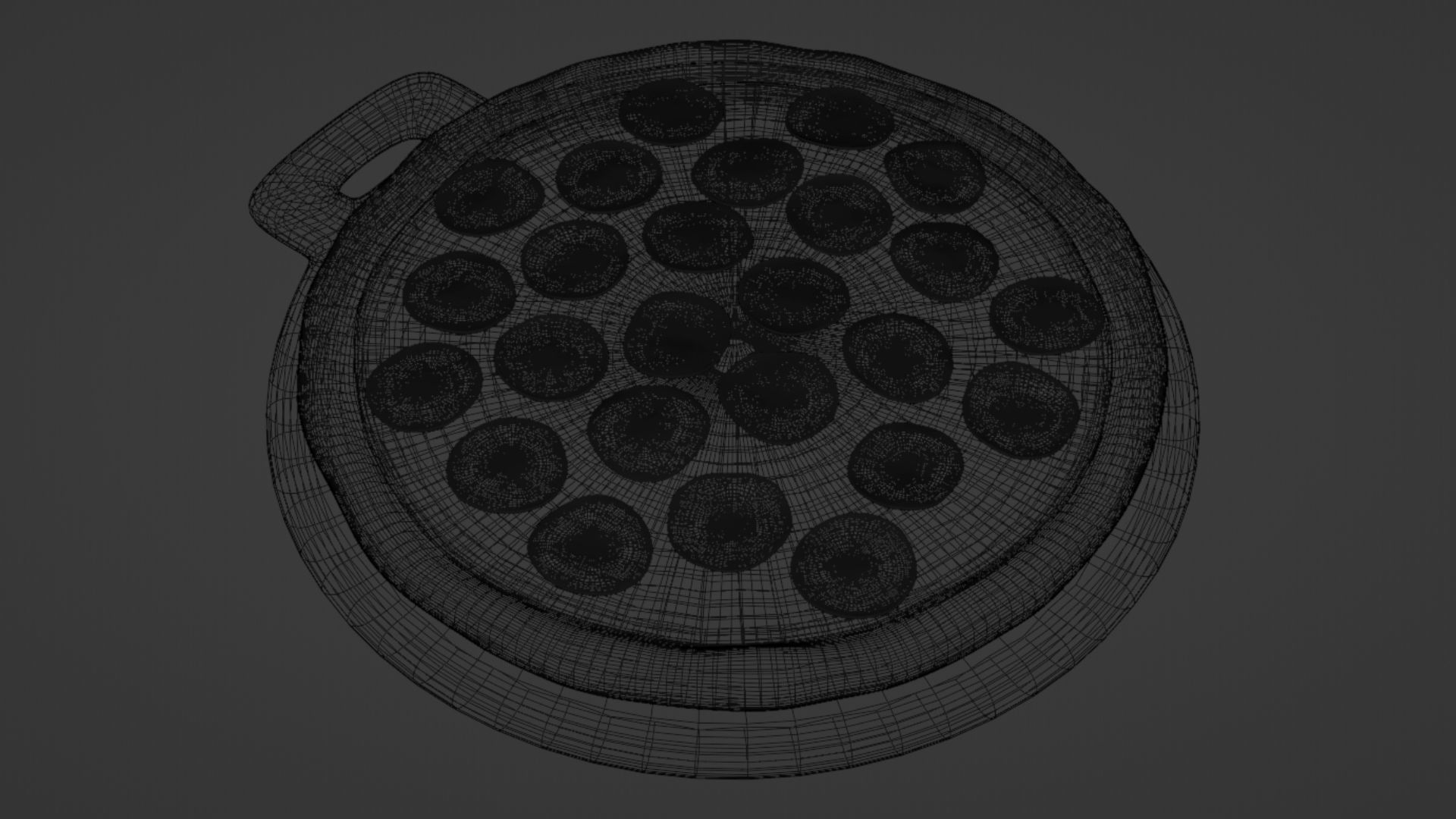 Pizza Pepperoni 001 3D model_12