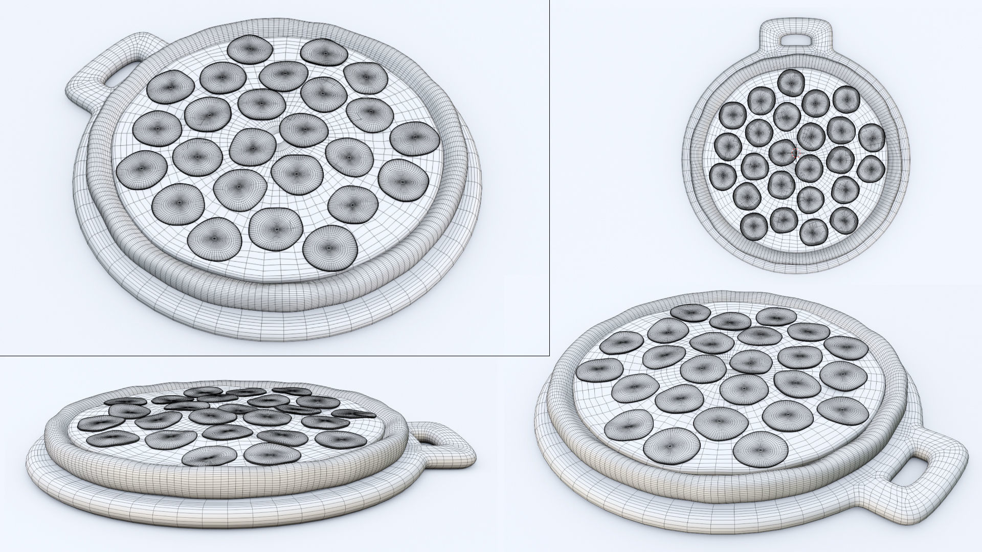 Pizza Pepperoni 001 3D model_8