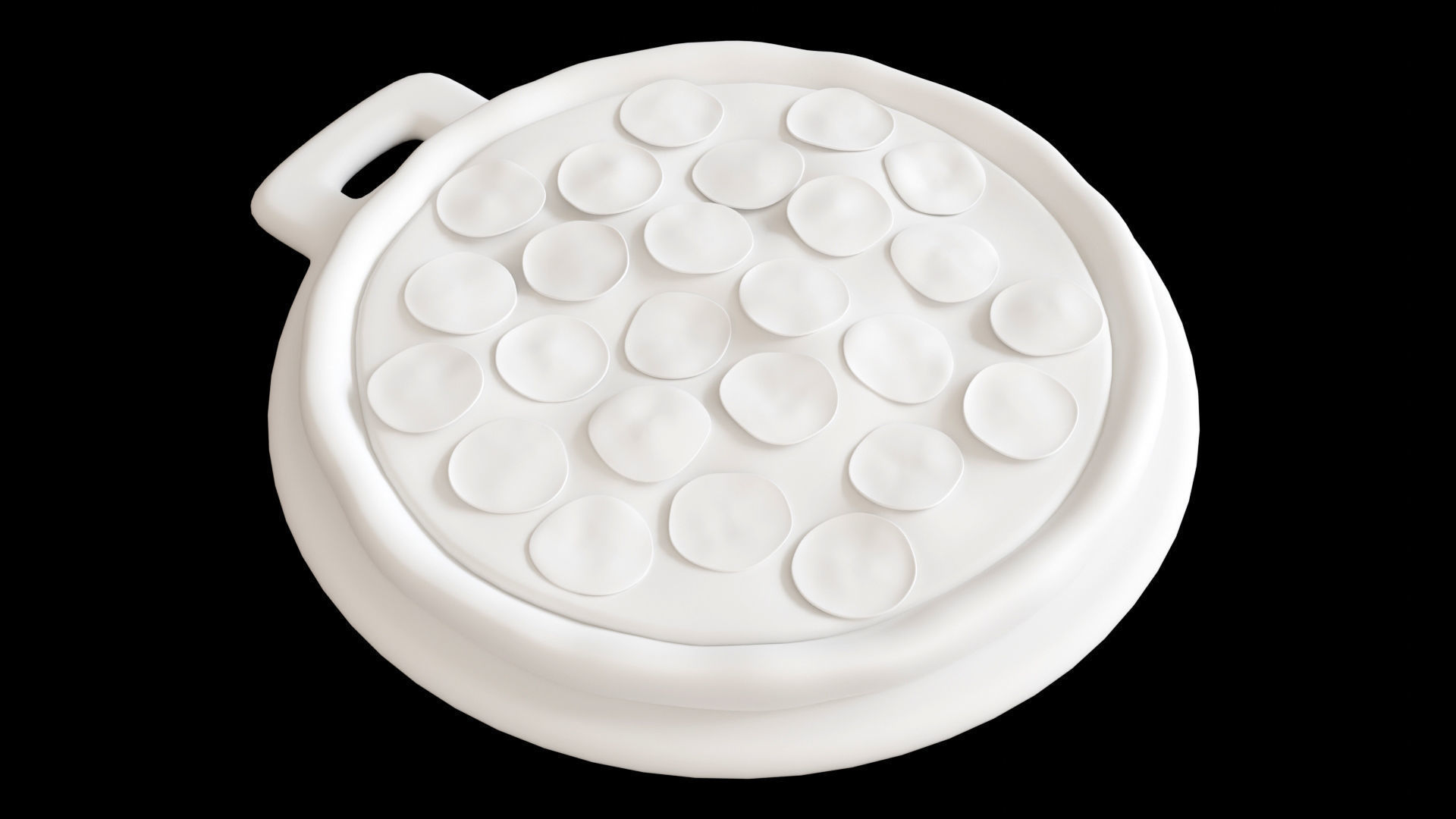 Pizza Pepperoni 001 3D model_9